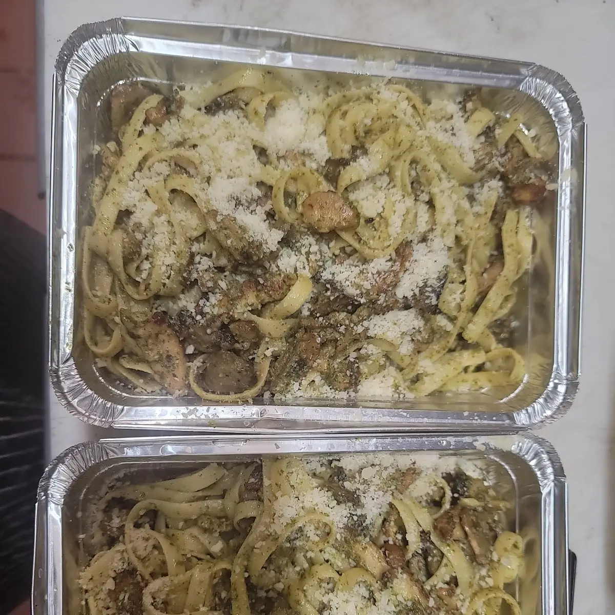 Pesto Chicken Fettuccine
