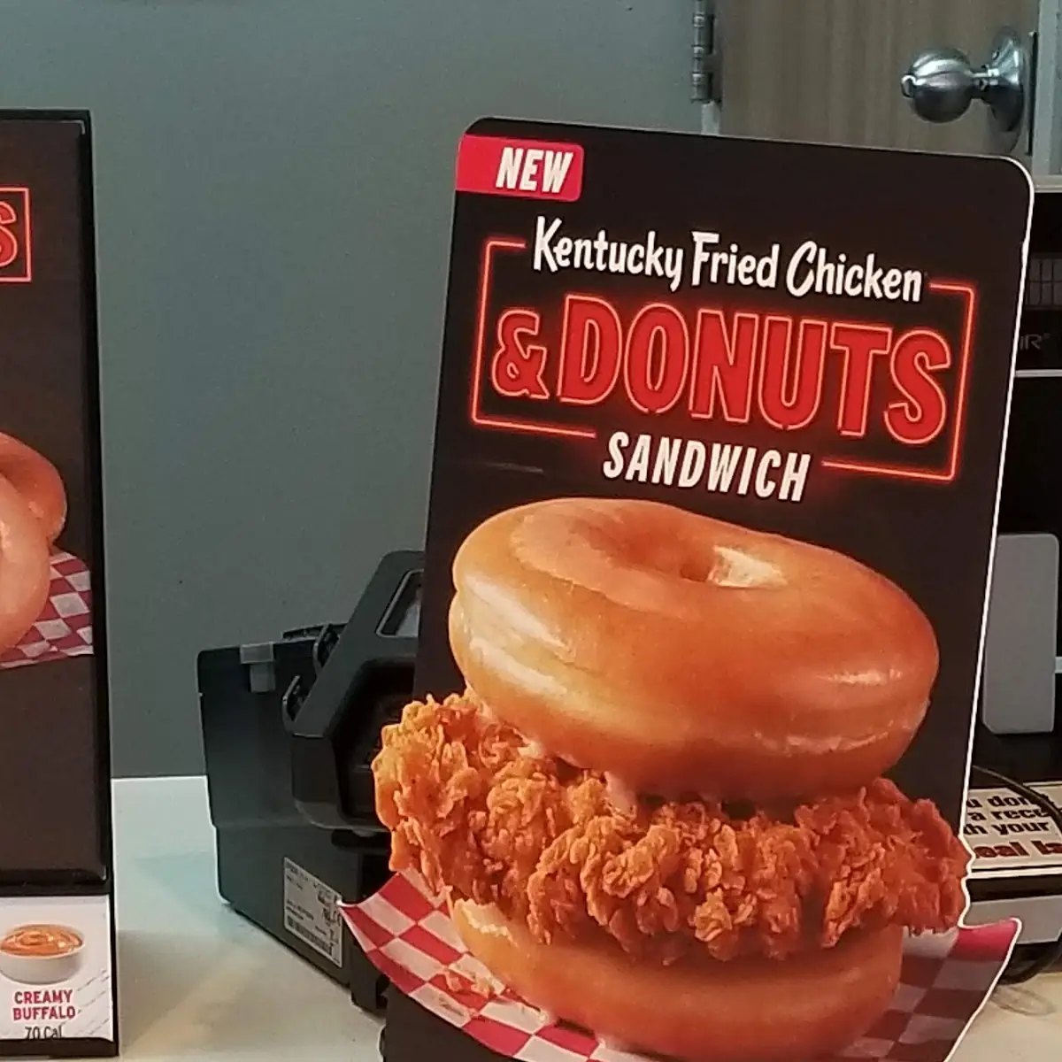 KFC Fried Chicken & Donut Sandwich