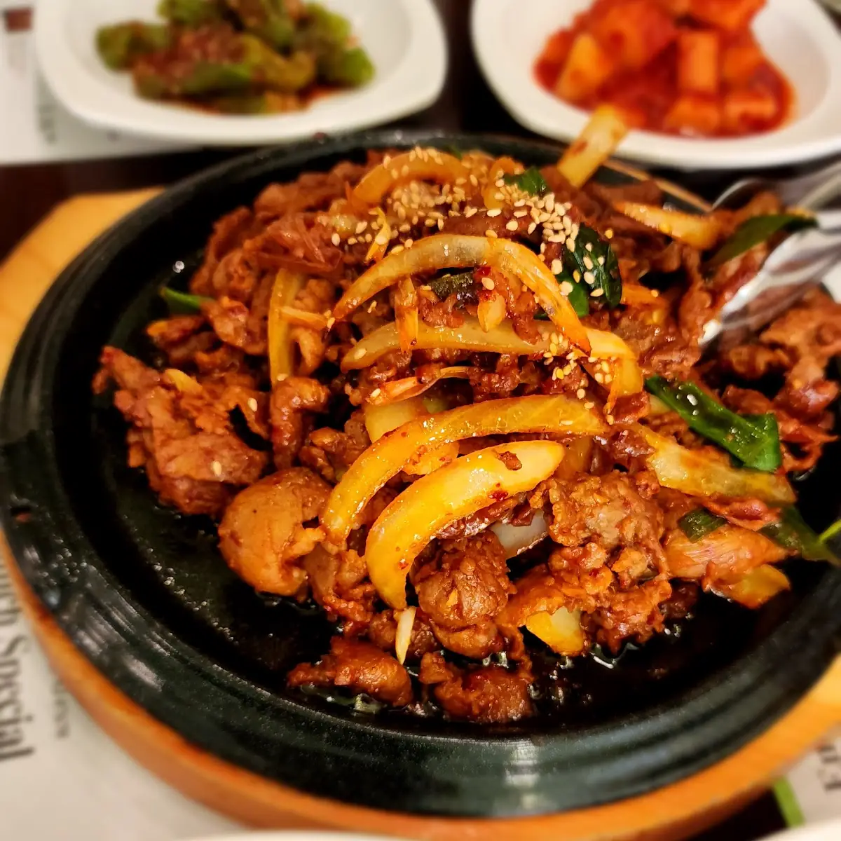 Bulgogi on Hot Fan