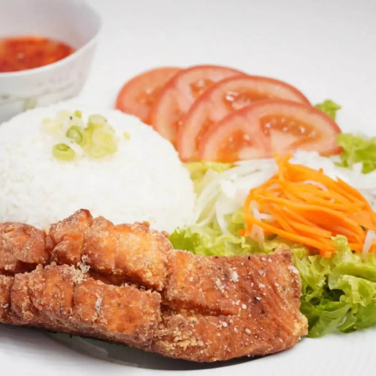 Crispy Pork Belly Rice Cơm Heo Quay