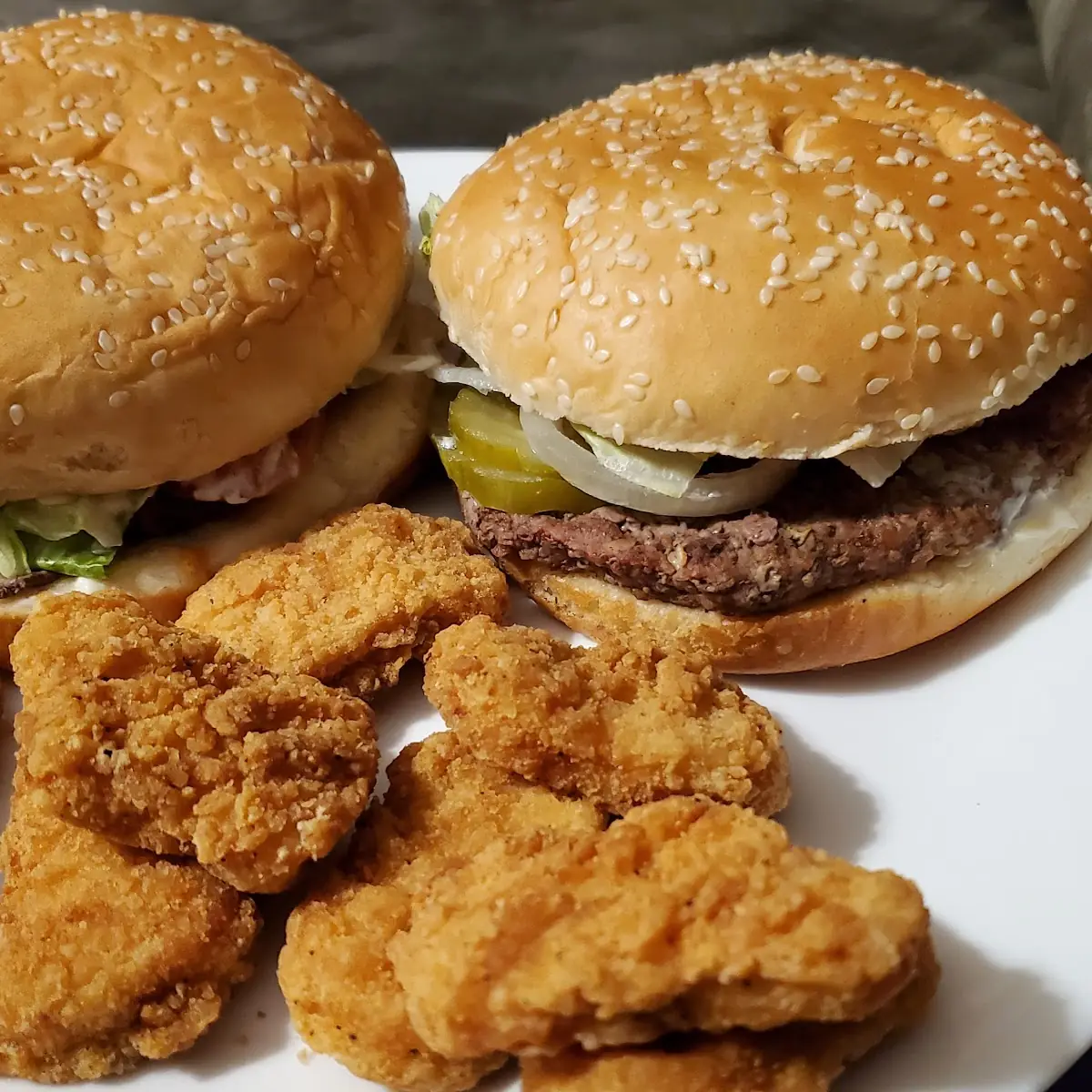 2 Whoppers and Chicken Nuggets