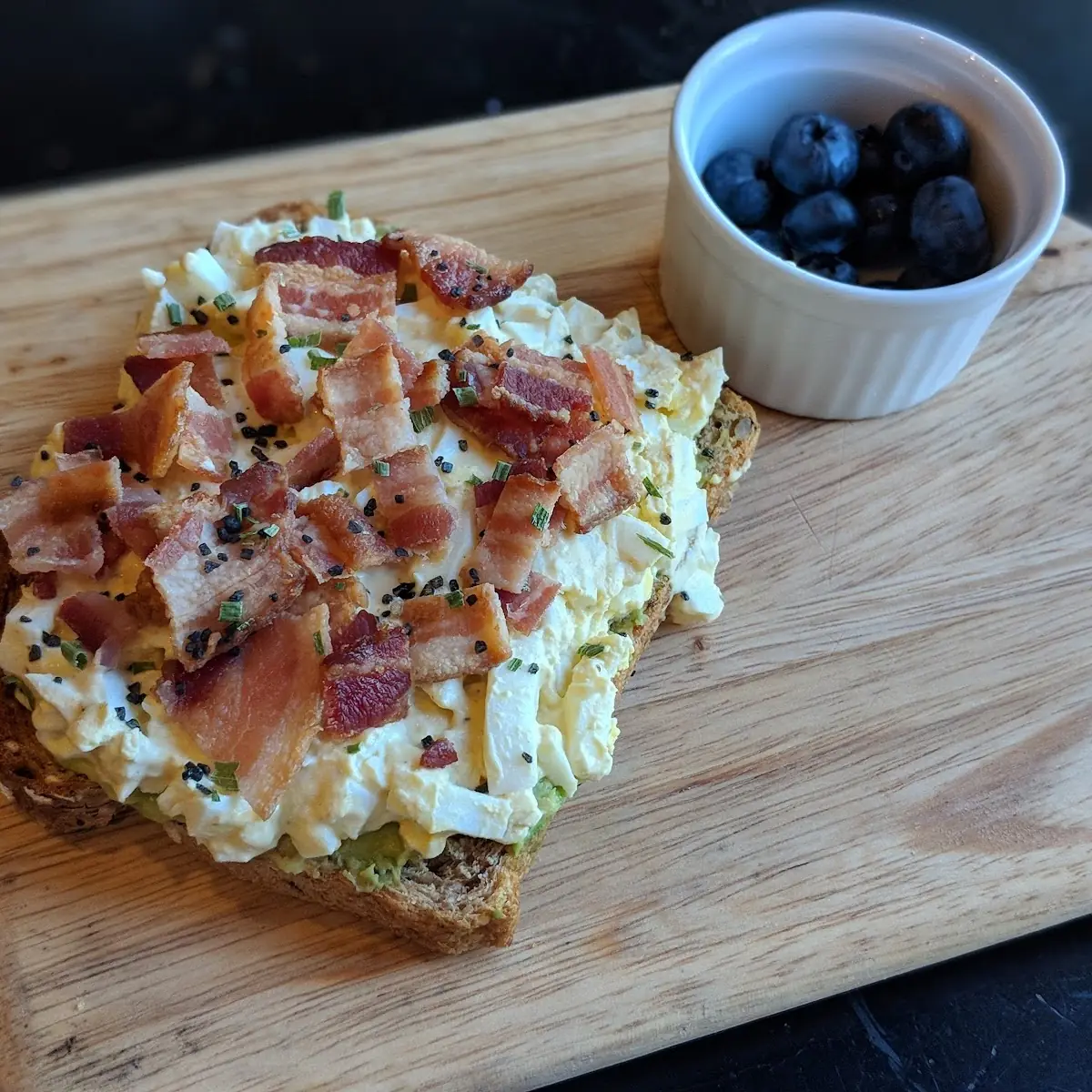 Toast with Egg Salad