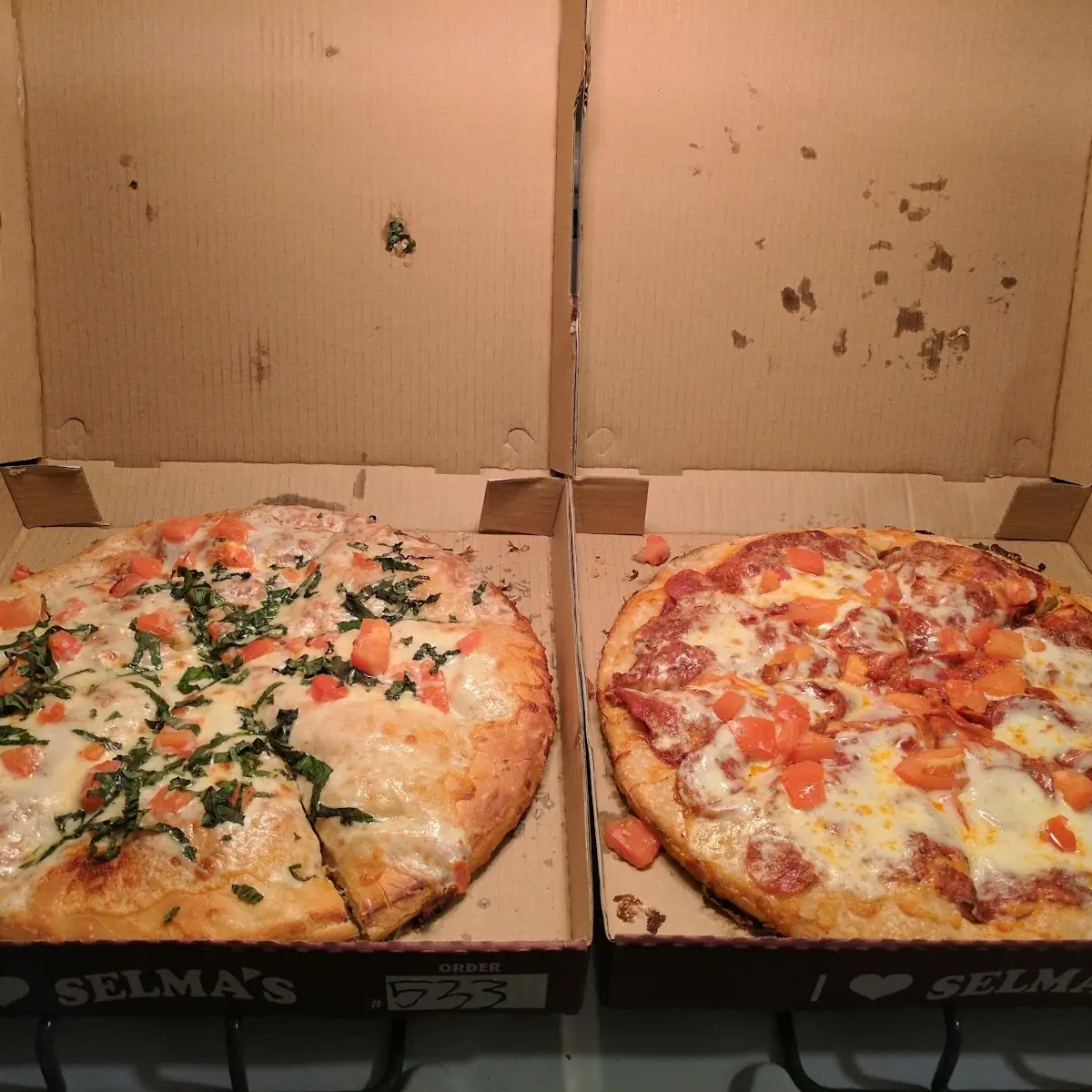 Pepperoni Pizza & Margarita Pizza