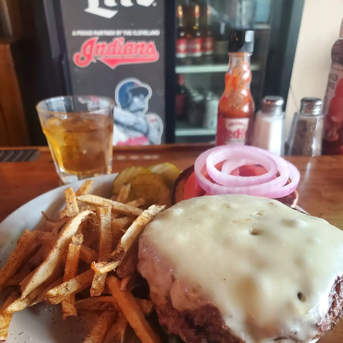 Double Cheeseburger and Fries