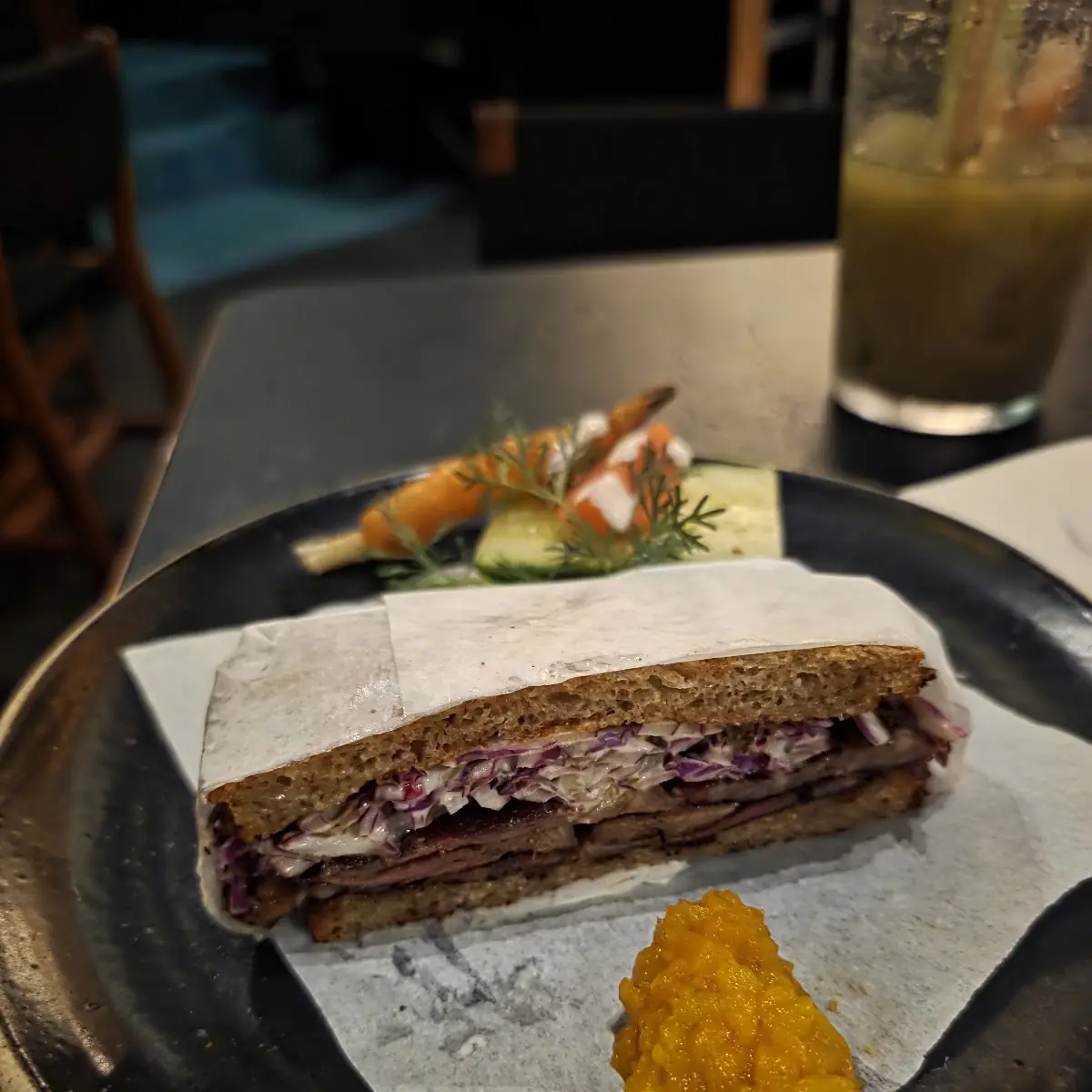 Half a Pastrami Sandwich