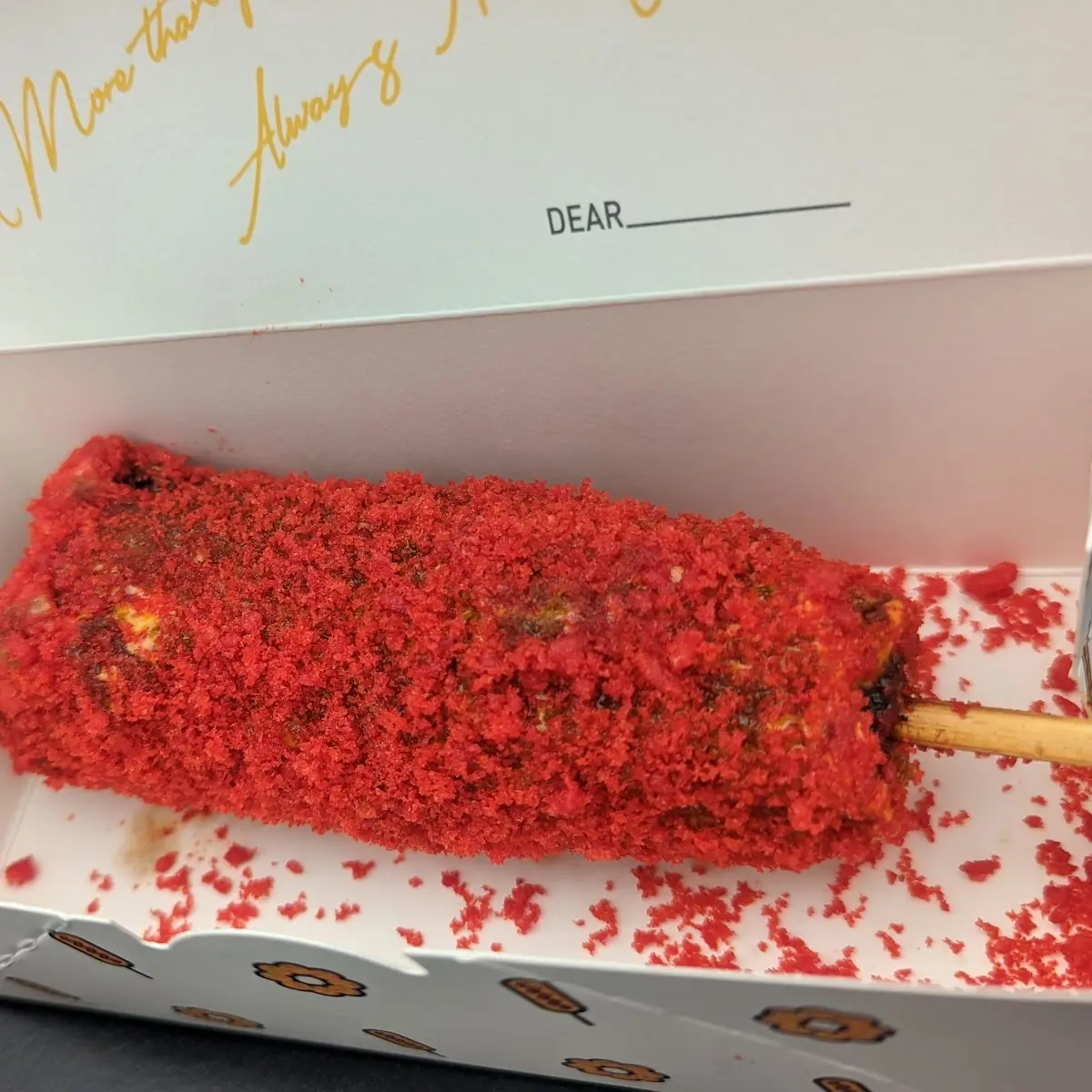 Hot Cheetos Mozzarella Sticks