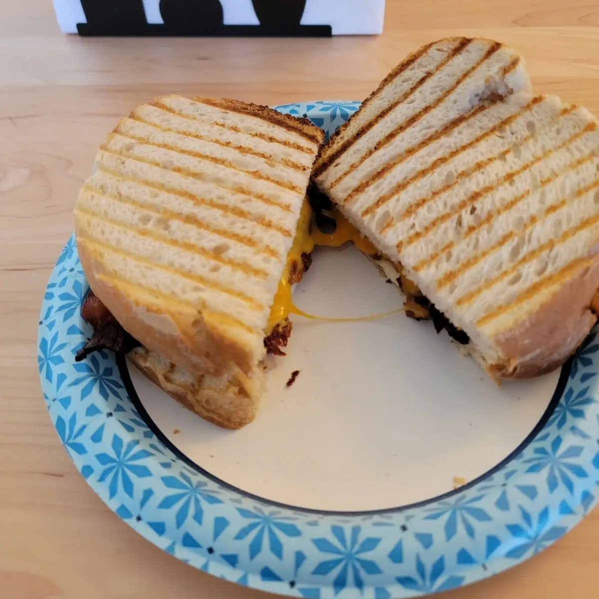 Bacon Egg and Cheese on Sourdough Toast