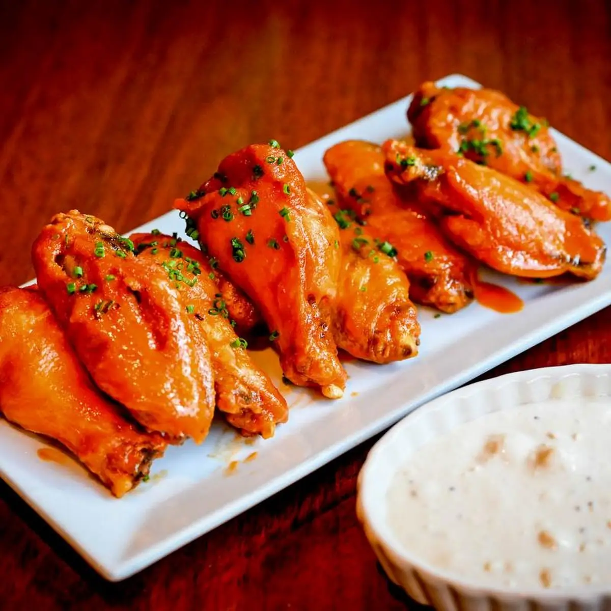 Wings with Blue Cheese Dressing