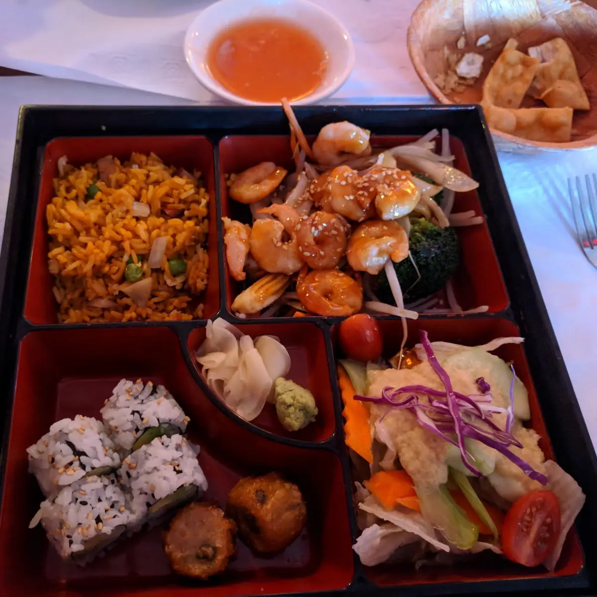 Shrimp Teriyaki Lunch Bento Box