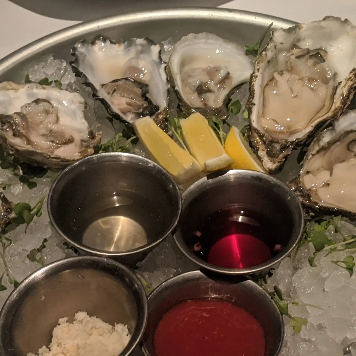 Half Dozen Raw Oysters
