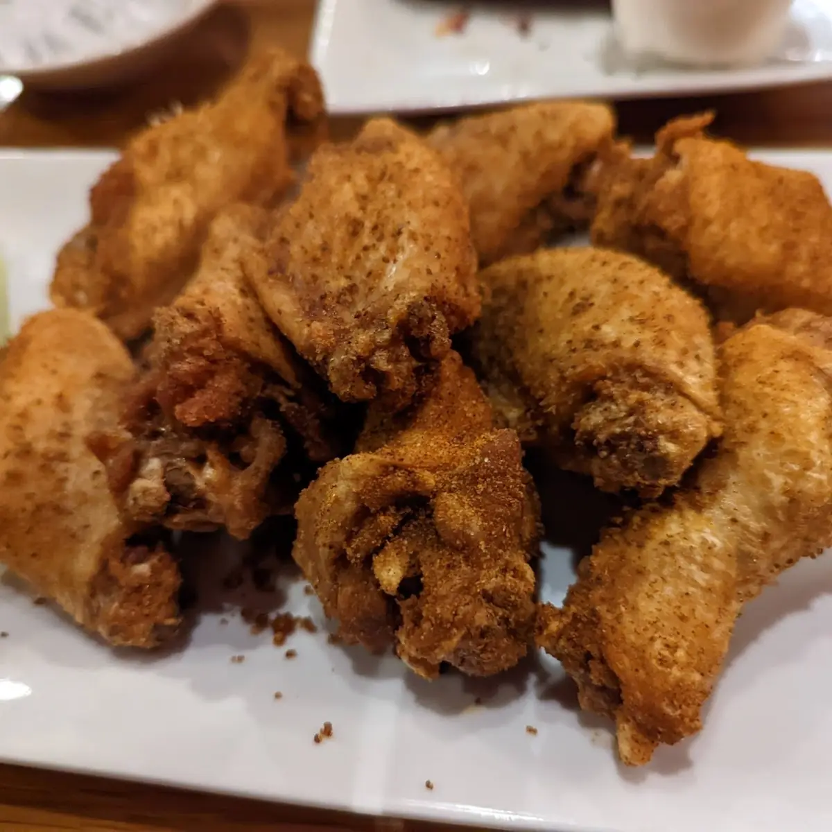 Fried Chicken Wings with Dry Rub