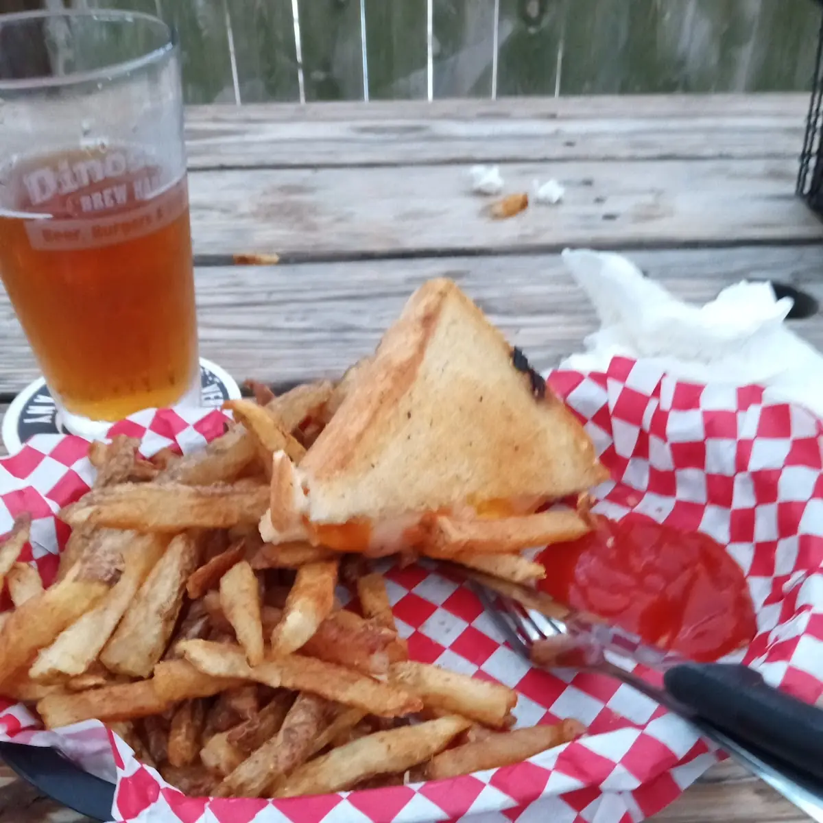 Grilled Cheese and Fries