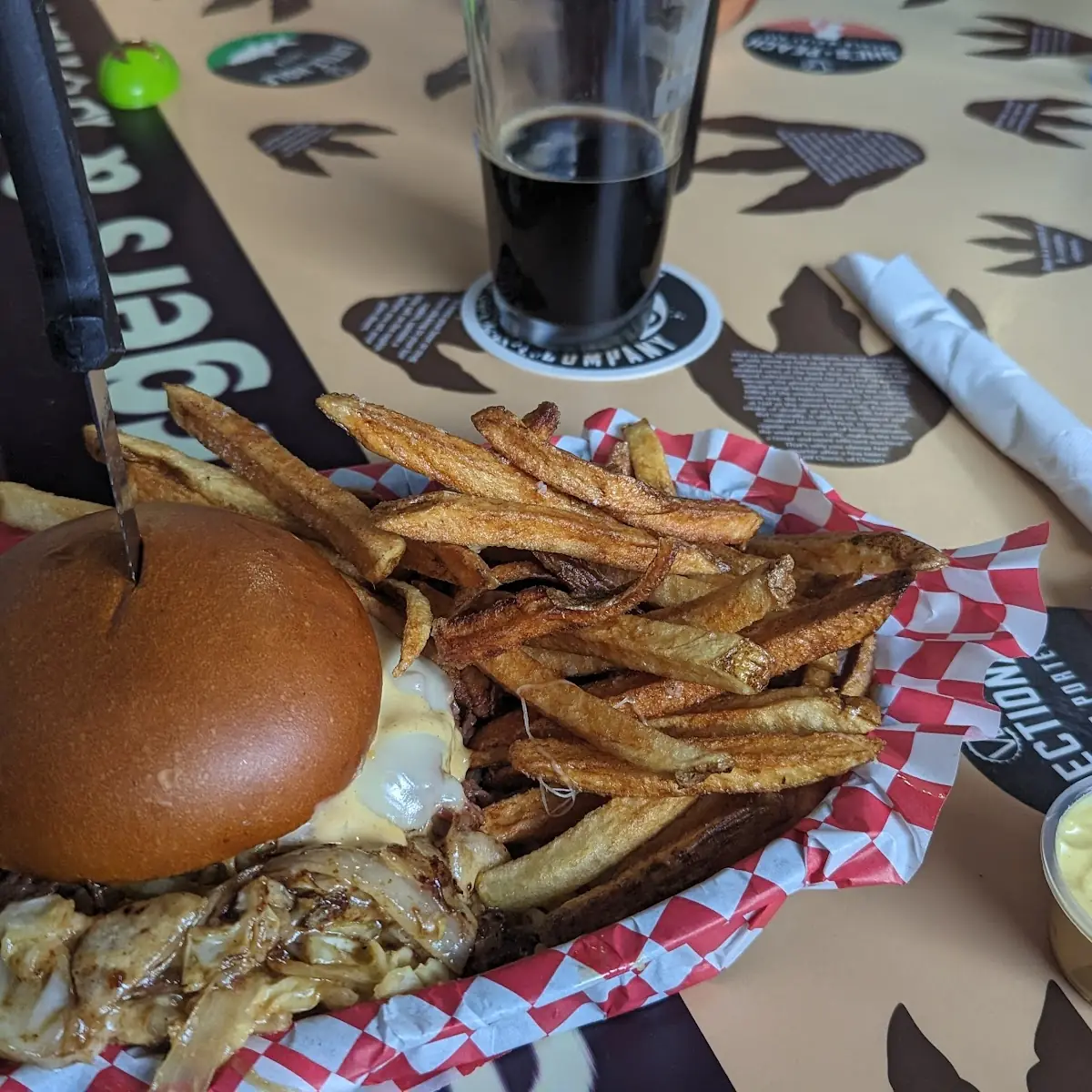 Mushroom Swiss Burger