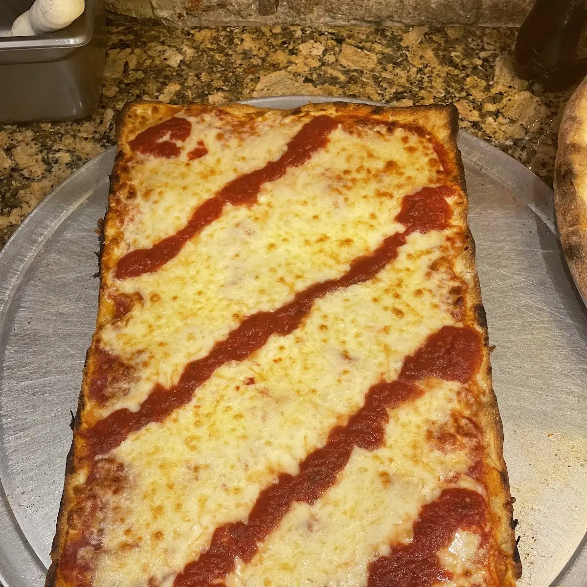 Classic Cheese Sicilian Pizza Slice
