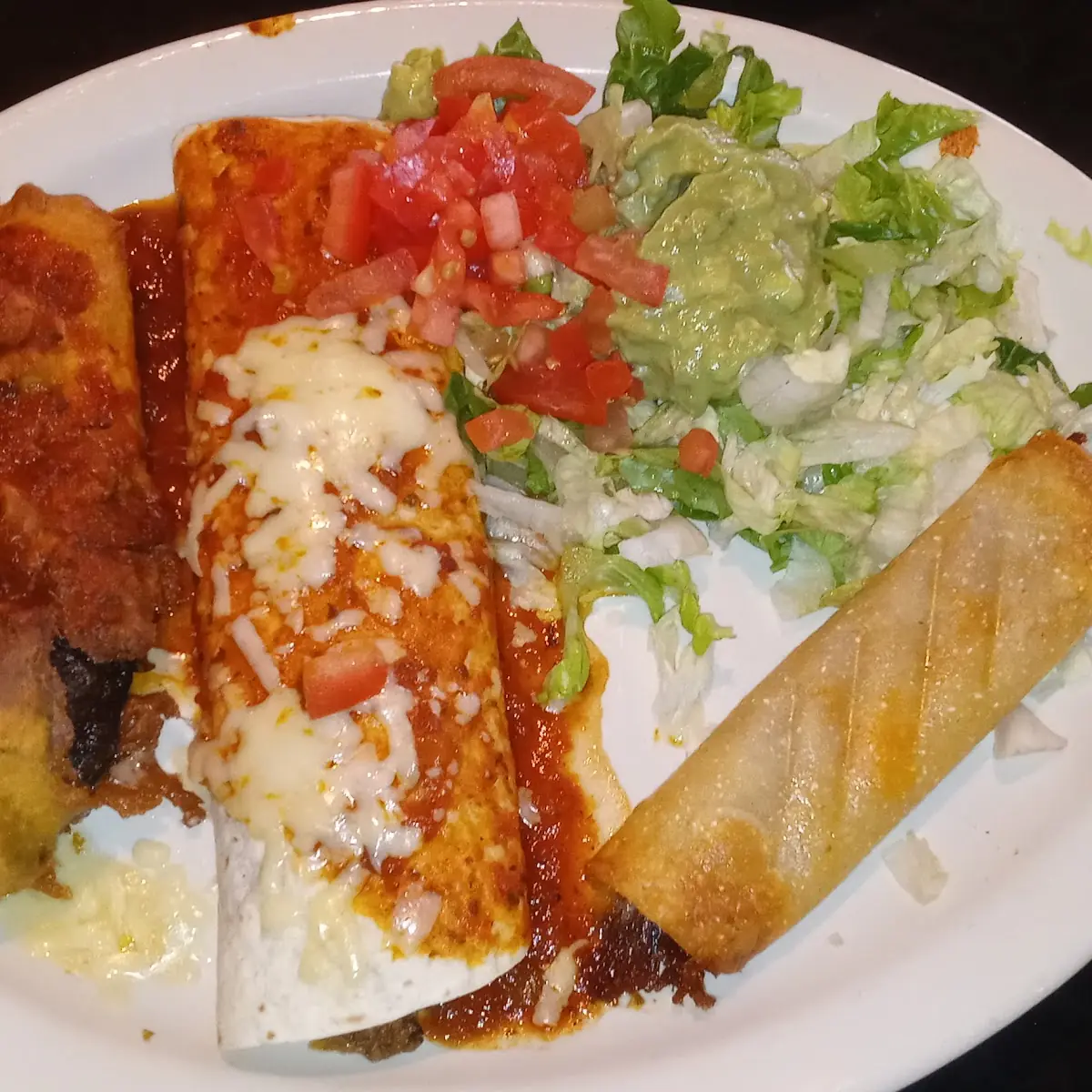 Enchiladas Chile Relleno Burrito