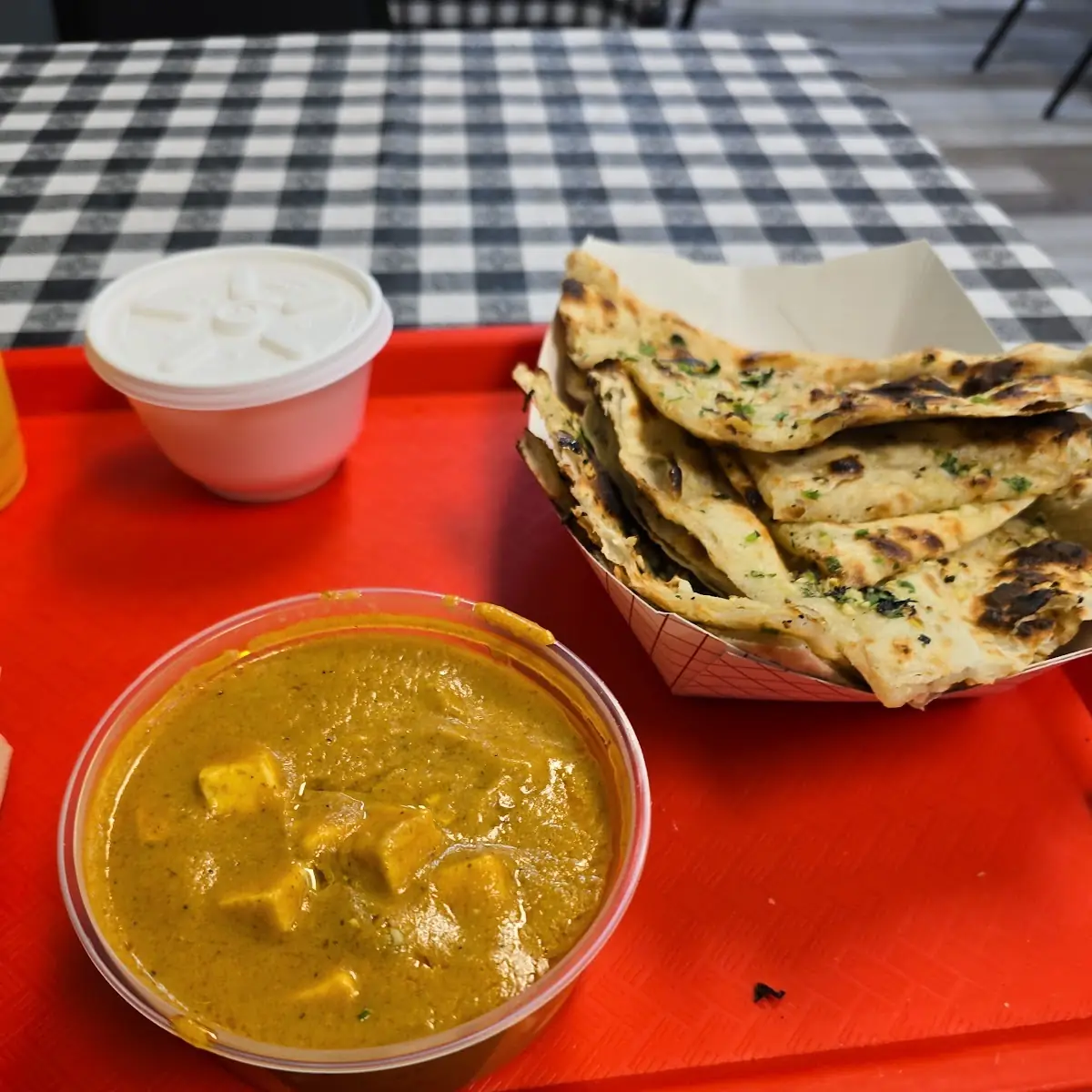 Chur Chur Paneer Paratha with Gravy