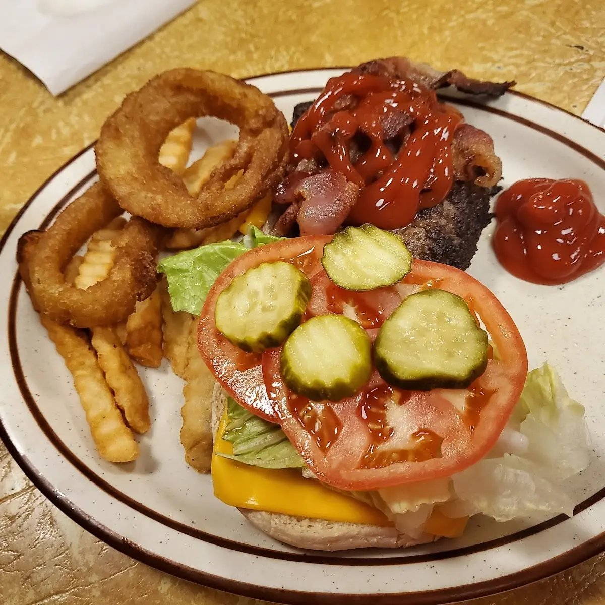 Double Cheeseburger Deluxe House Special