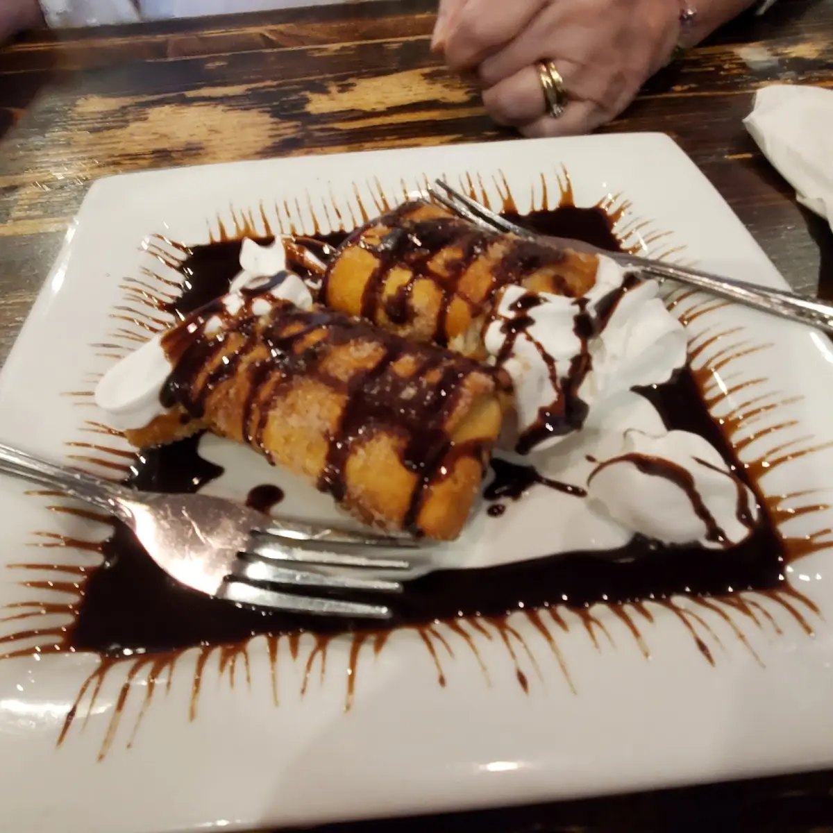 Cheese Cake Chimichanga