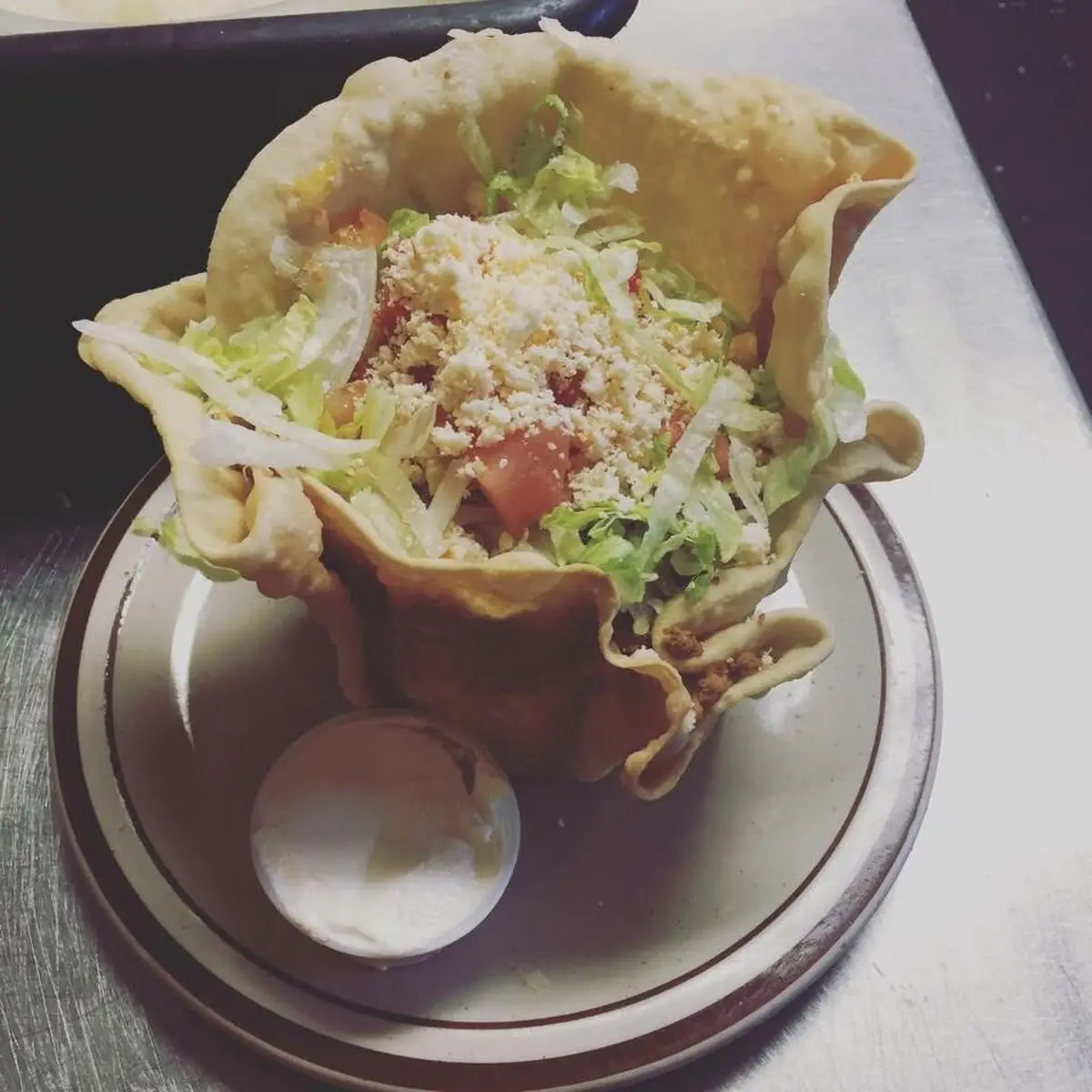 Chicken or Beef Taco Salad