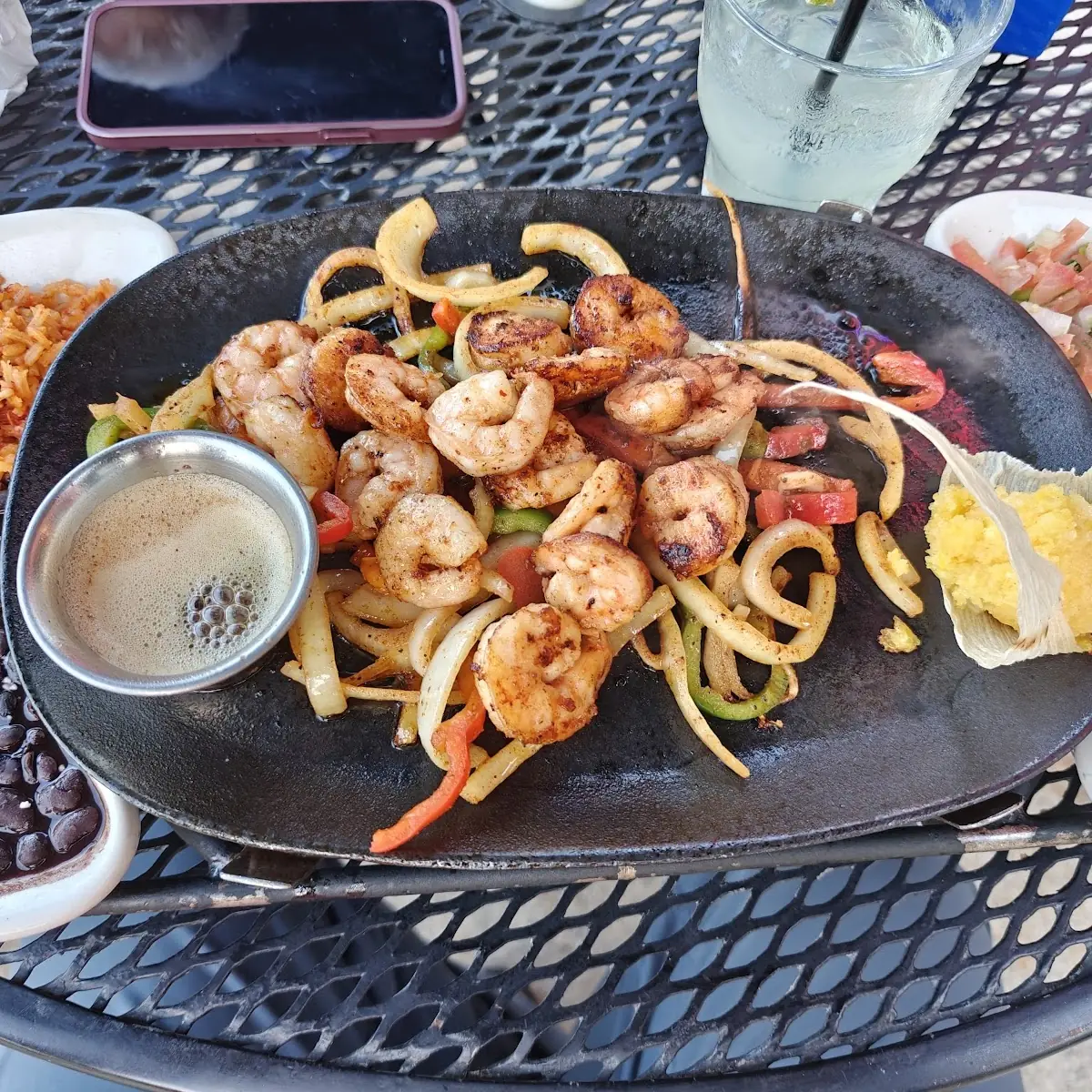 Mexicampi Shrimp Fajitas