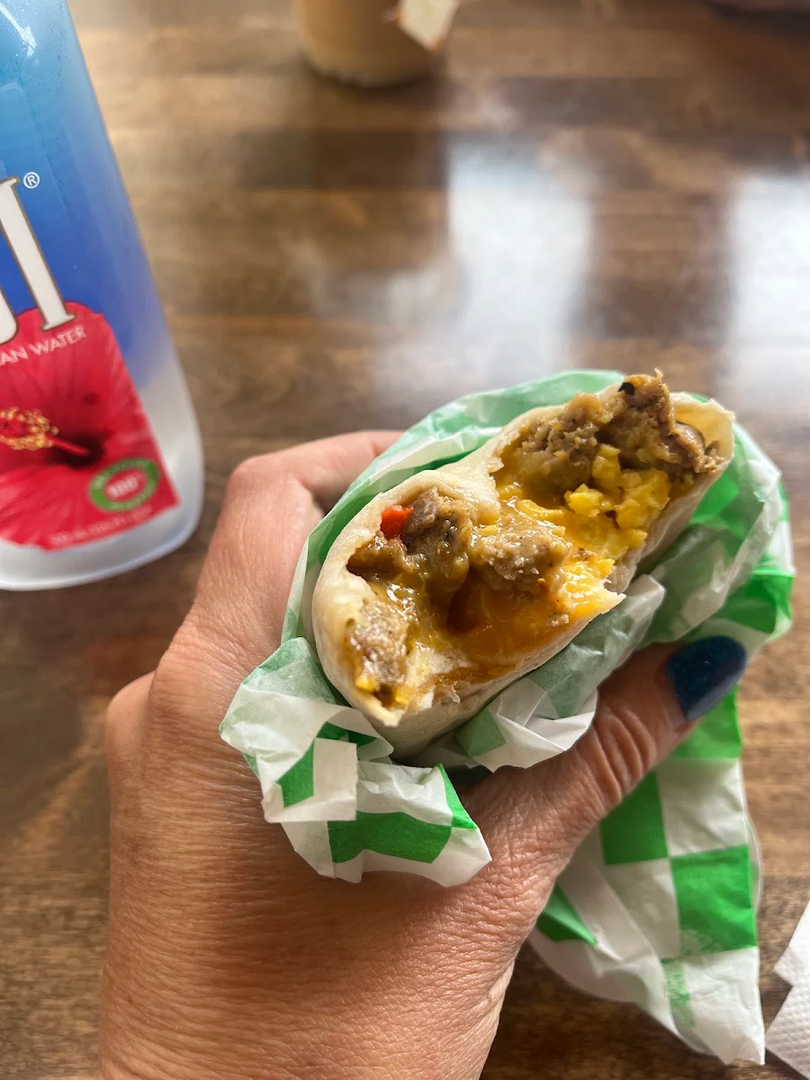 Turkey Sausage Burrito