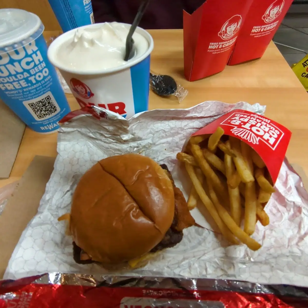 Bourbon Bacon Cheeseburger Combo