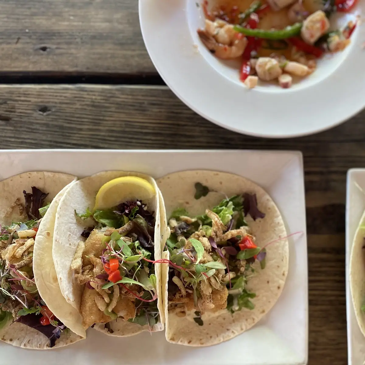 Yellow Fin Fish Tacos