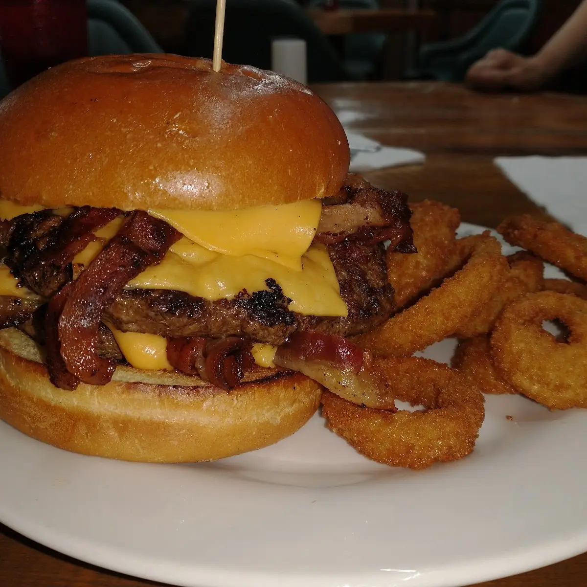 Double Cheeseburger Add Bacon