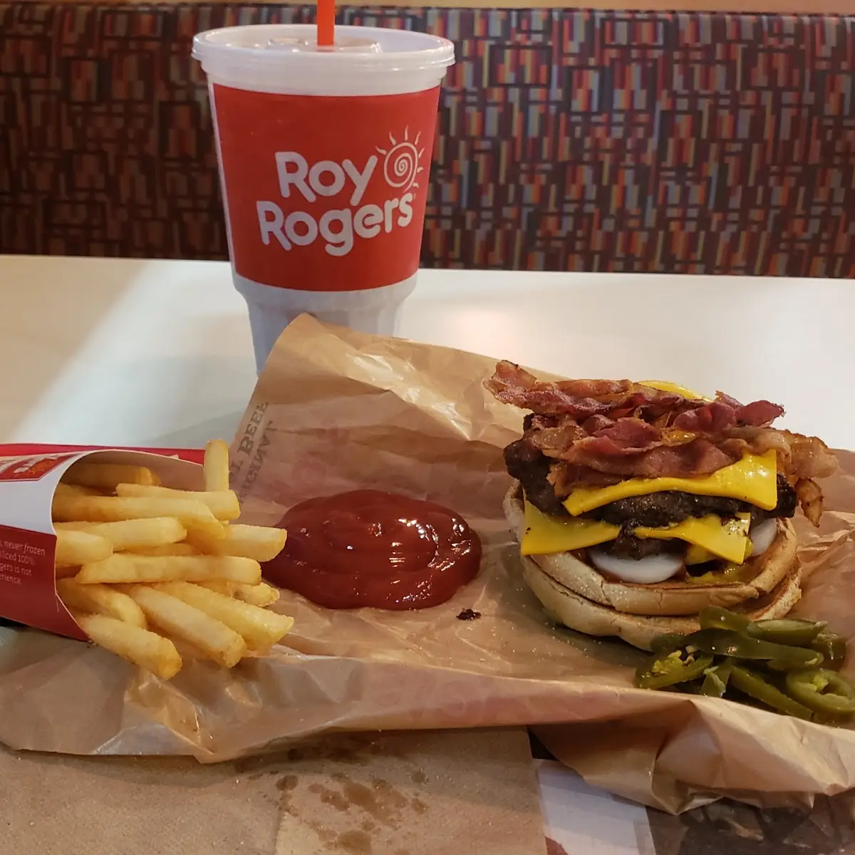 Double Bacon Cheeseburger Meal