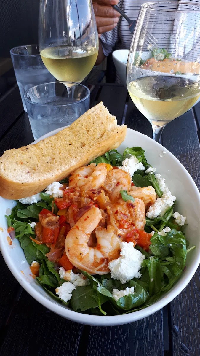 Drunken Prawn Salad, The Blind Angler Grill
