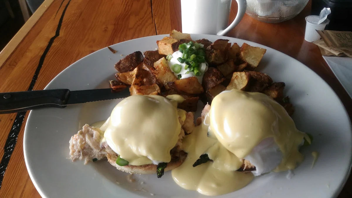 Eggs Benedict, The Blind Angler Grill