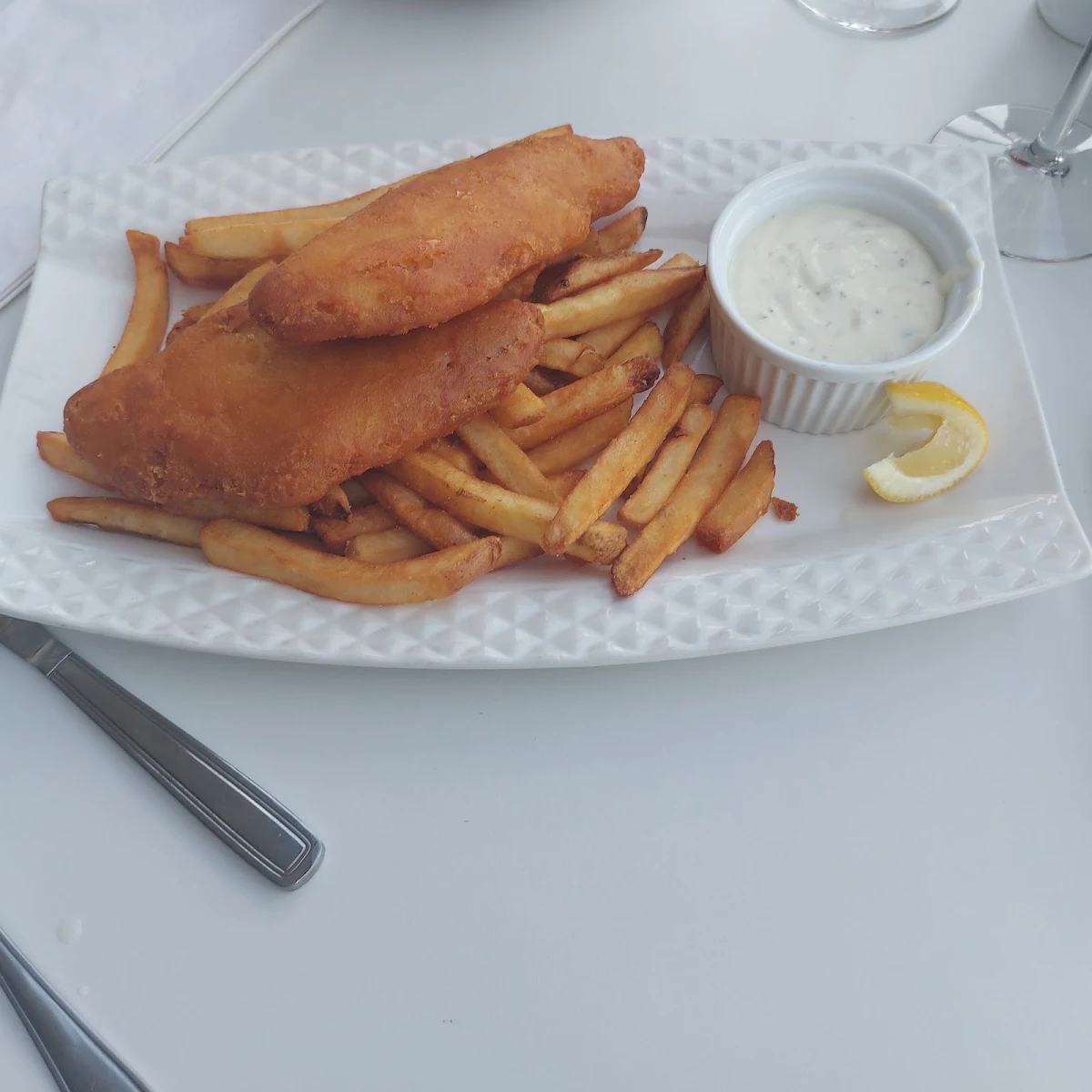 Fish & Chips, The Blind Angler Grill