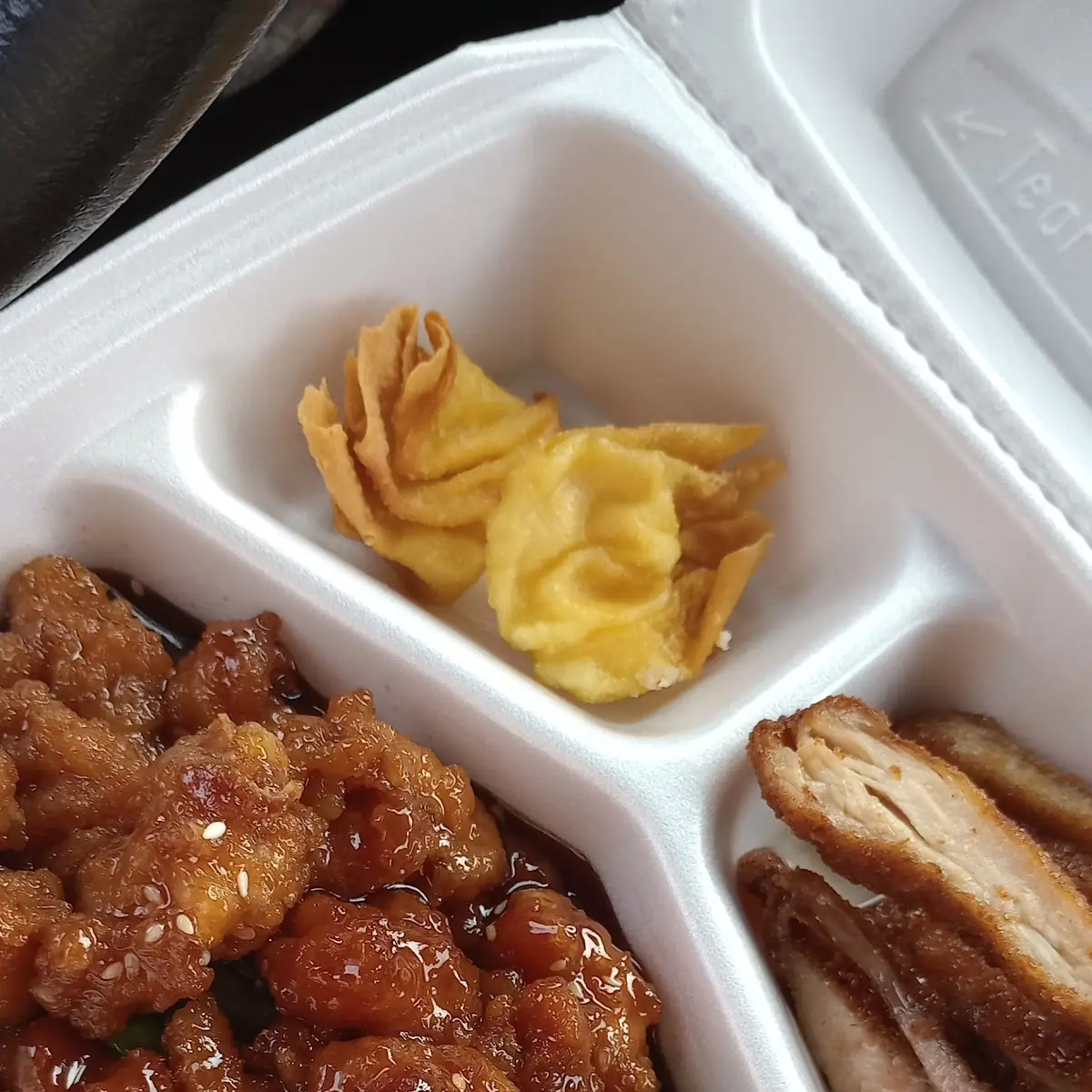 Sesame Chicken and Green Beans