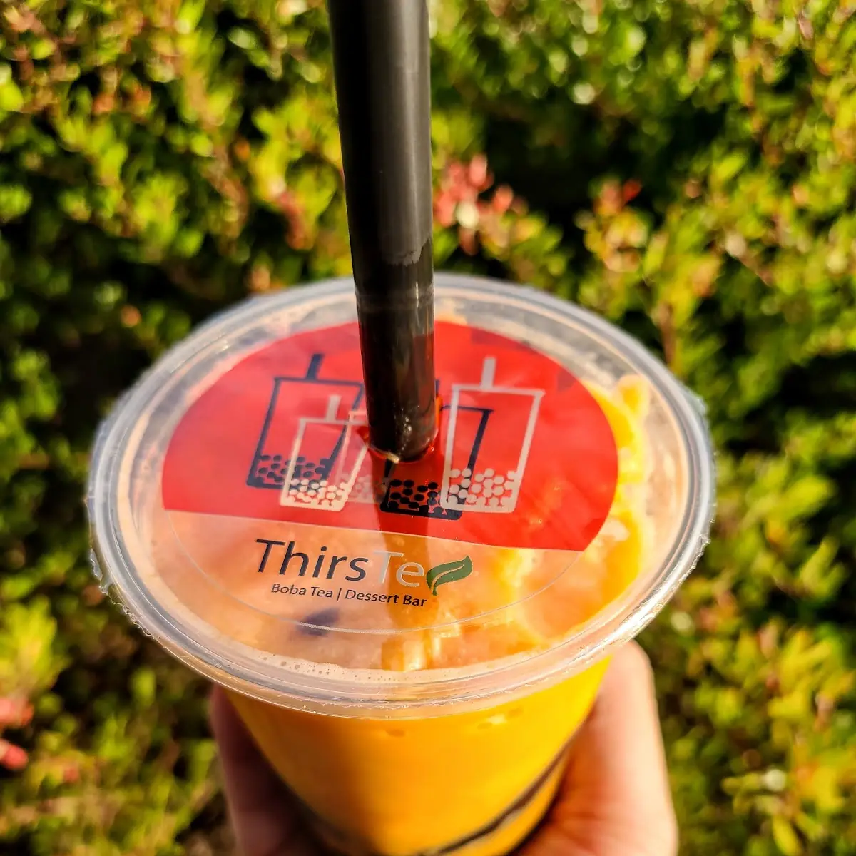 Thai Tea Boba Slush