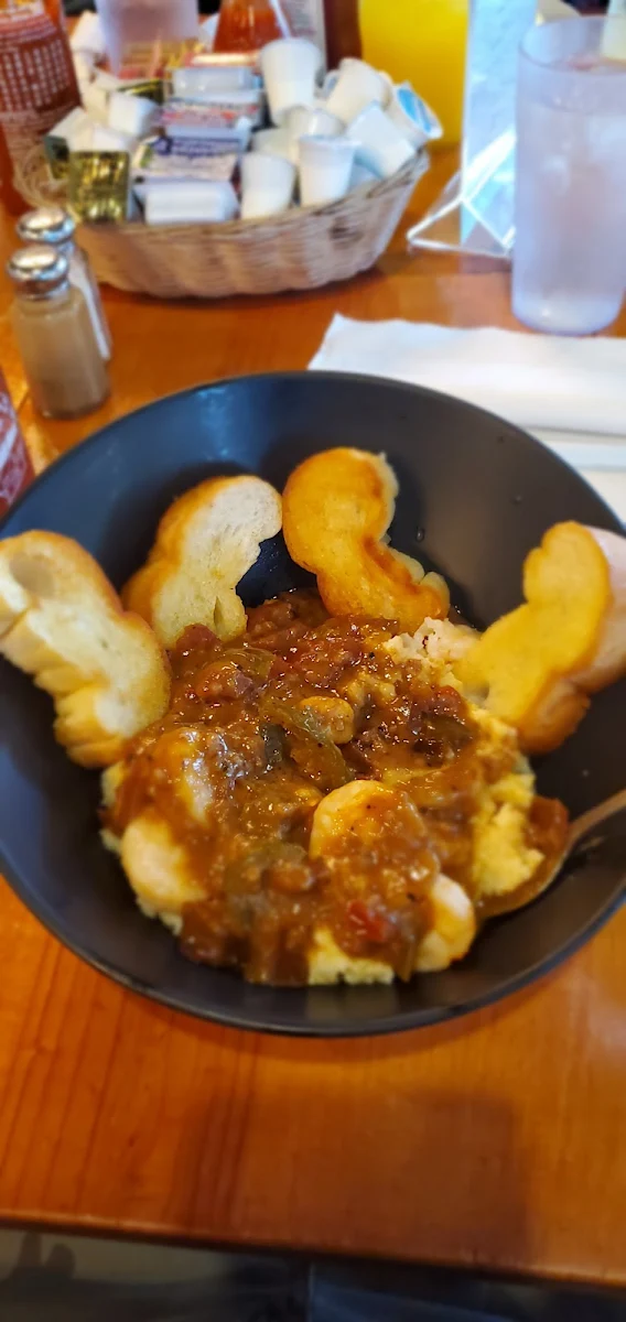 BBQ Shrimp & Grits Under the Sea Omelet