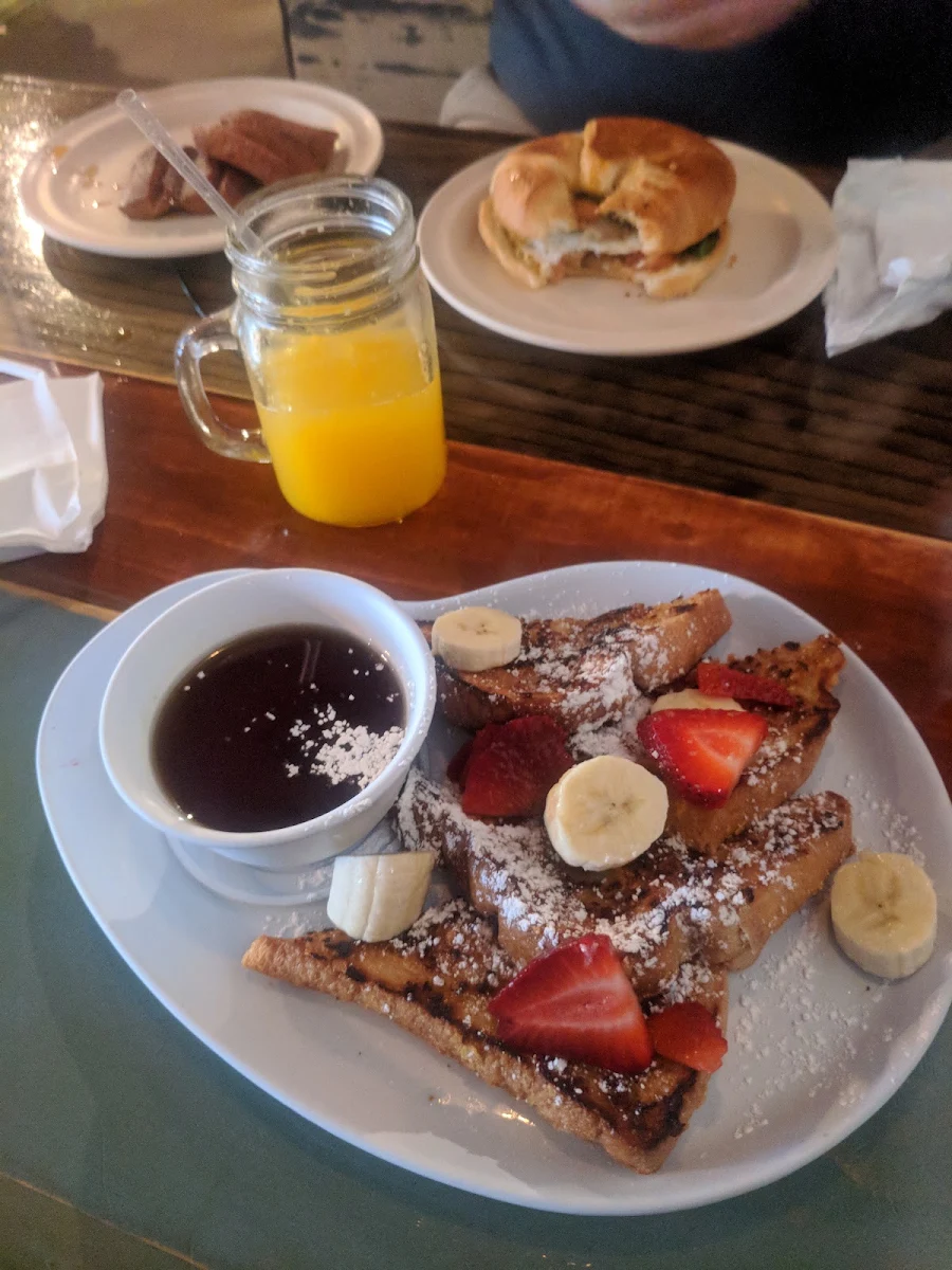French Toast with Fruit and Coffee