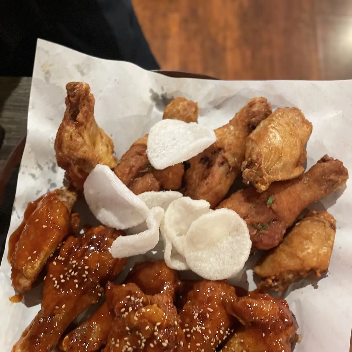 Half Fried Chicken Wings