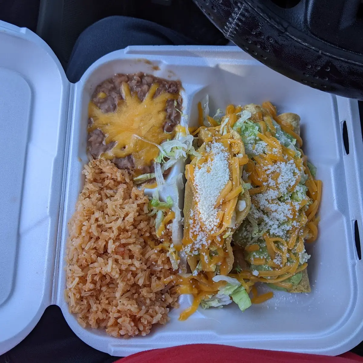 3 Rolled Tacos and Beef Taco Plate