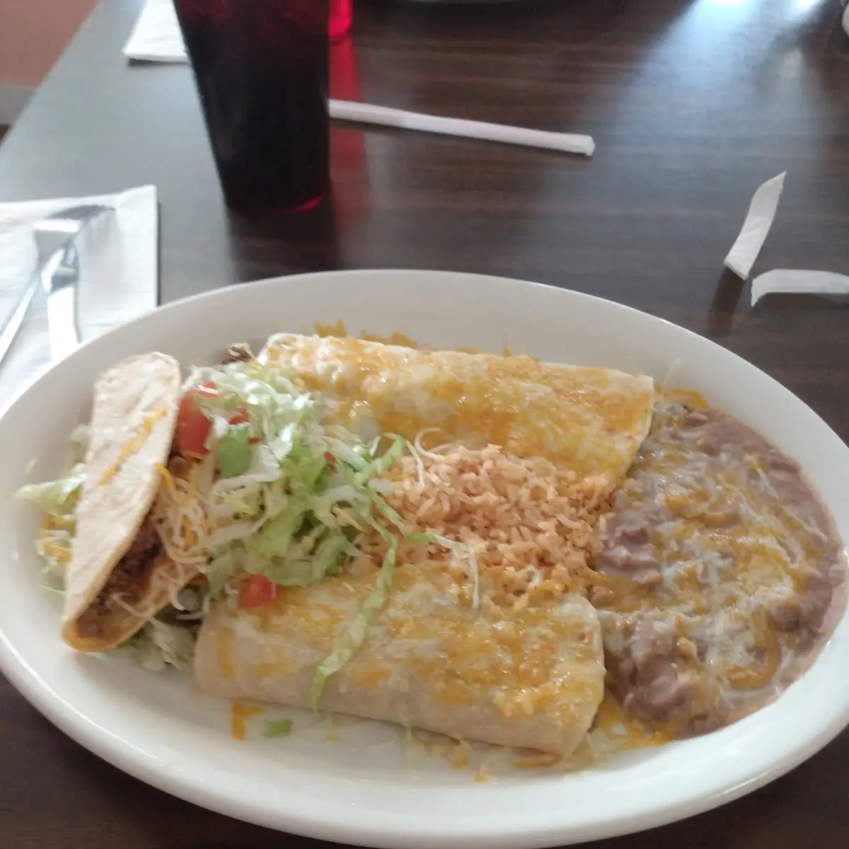 Number 2 Combo Burrito