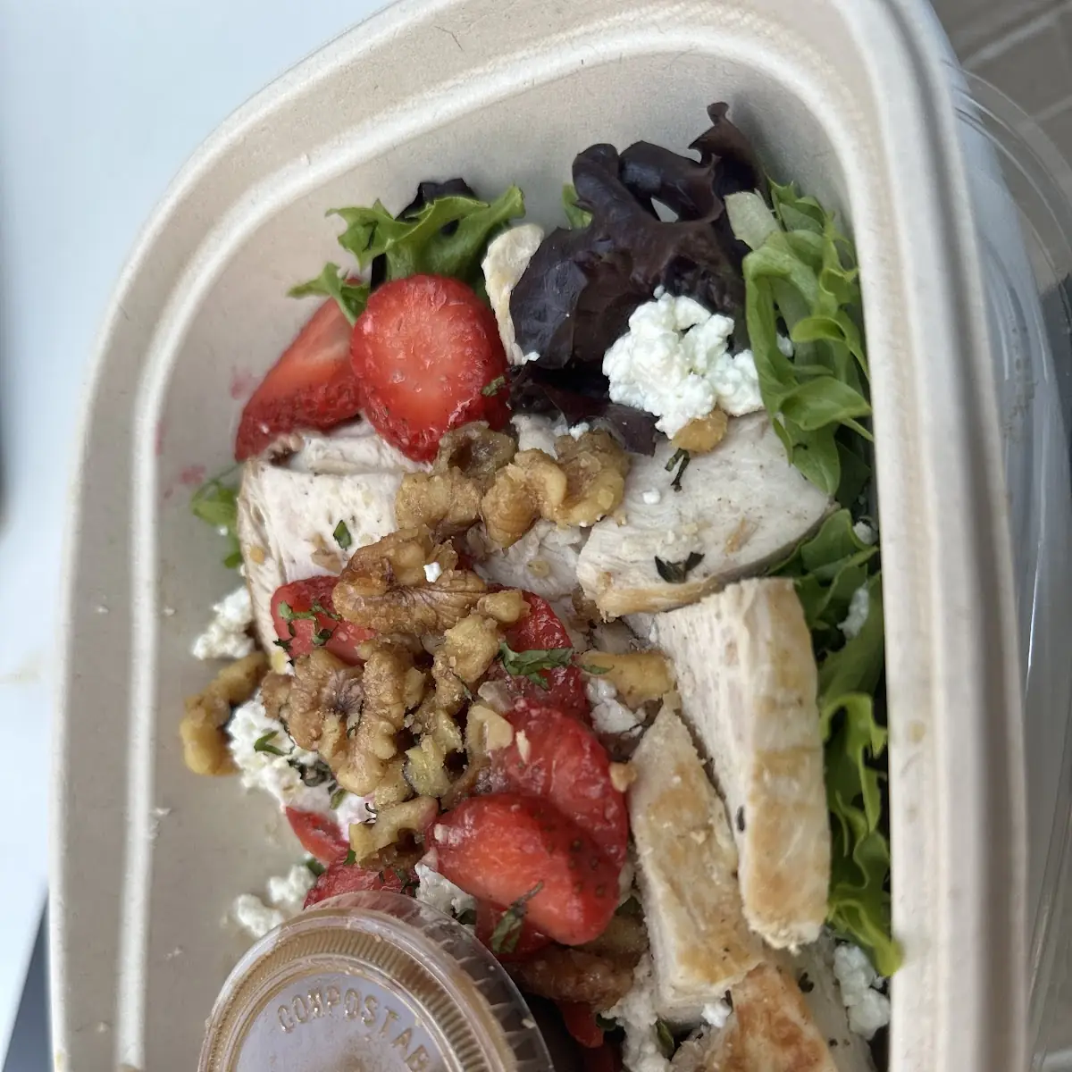 Verlasso Salmon Strawberry Salad