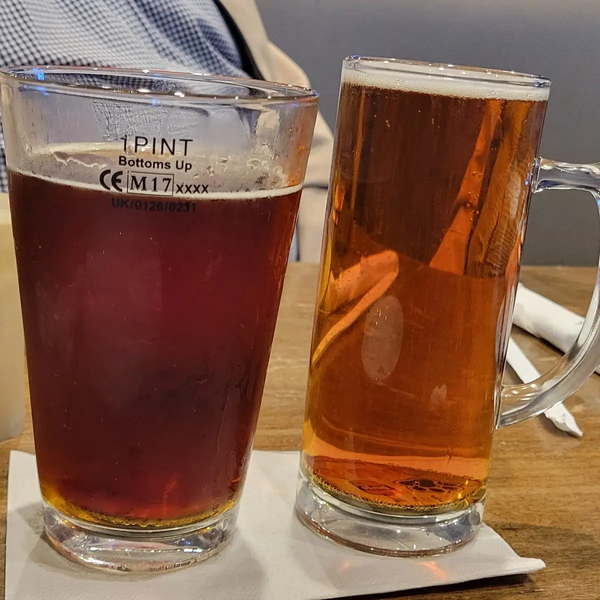 Winter Lager and KY Bourbon Barrel Beer