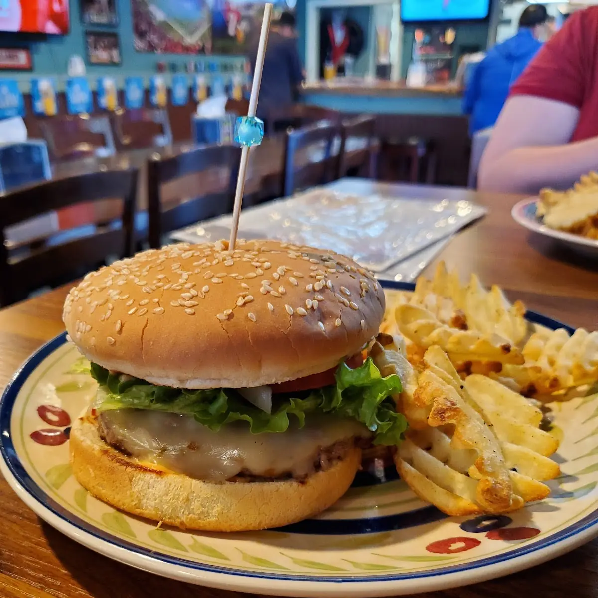 Burger and Fries
