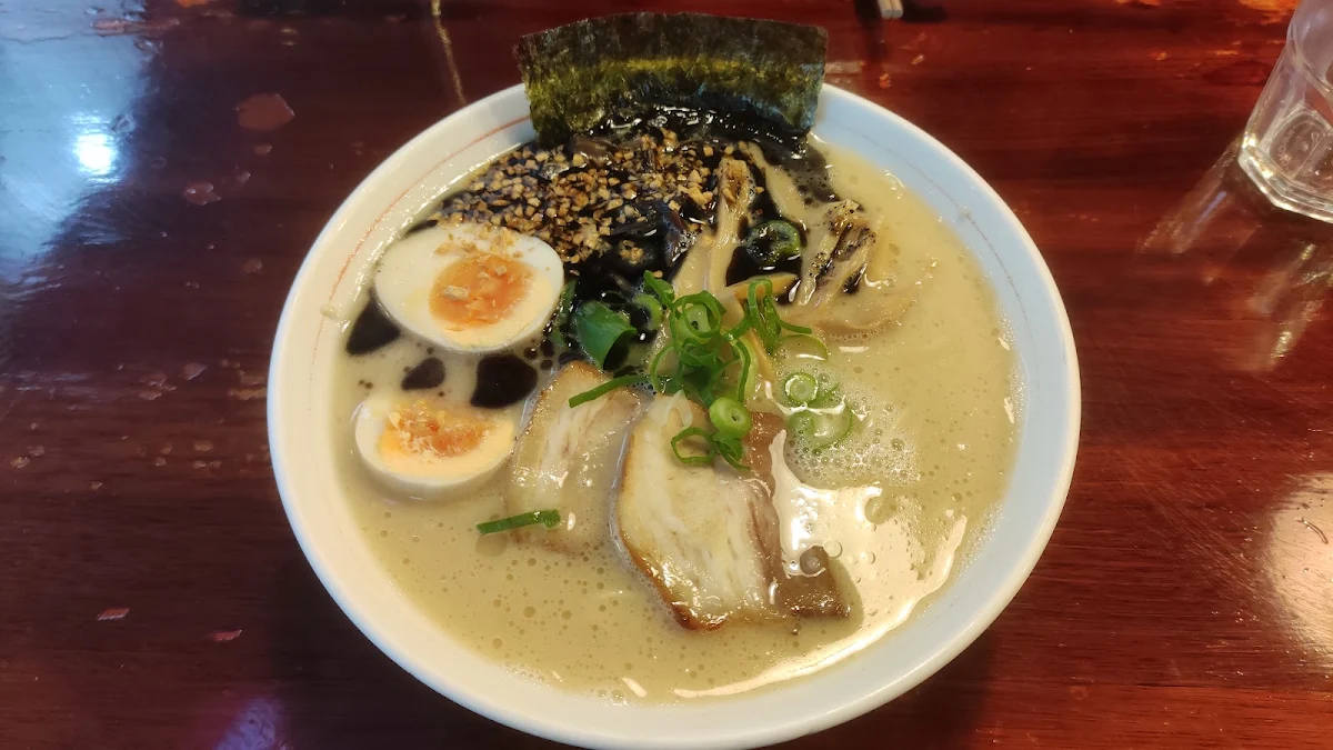 Black Tonkotsu Ramen with Extra Egg, Hakatamon Ramen Chatswood