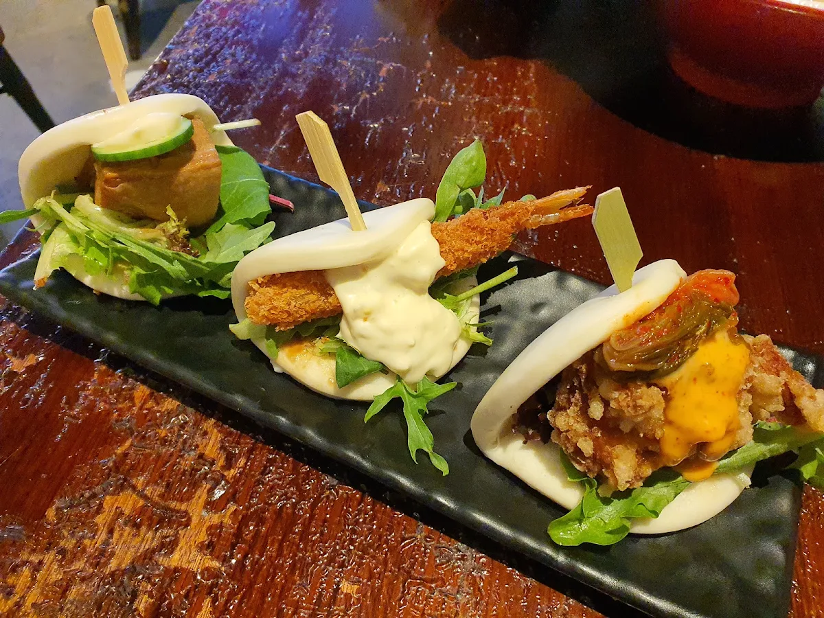 Prawn Tempura Bao, Hakatamon Ramen Chatswood