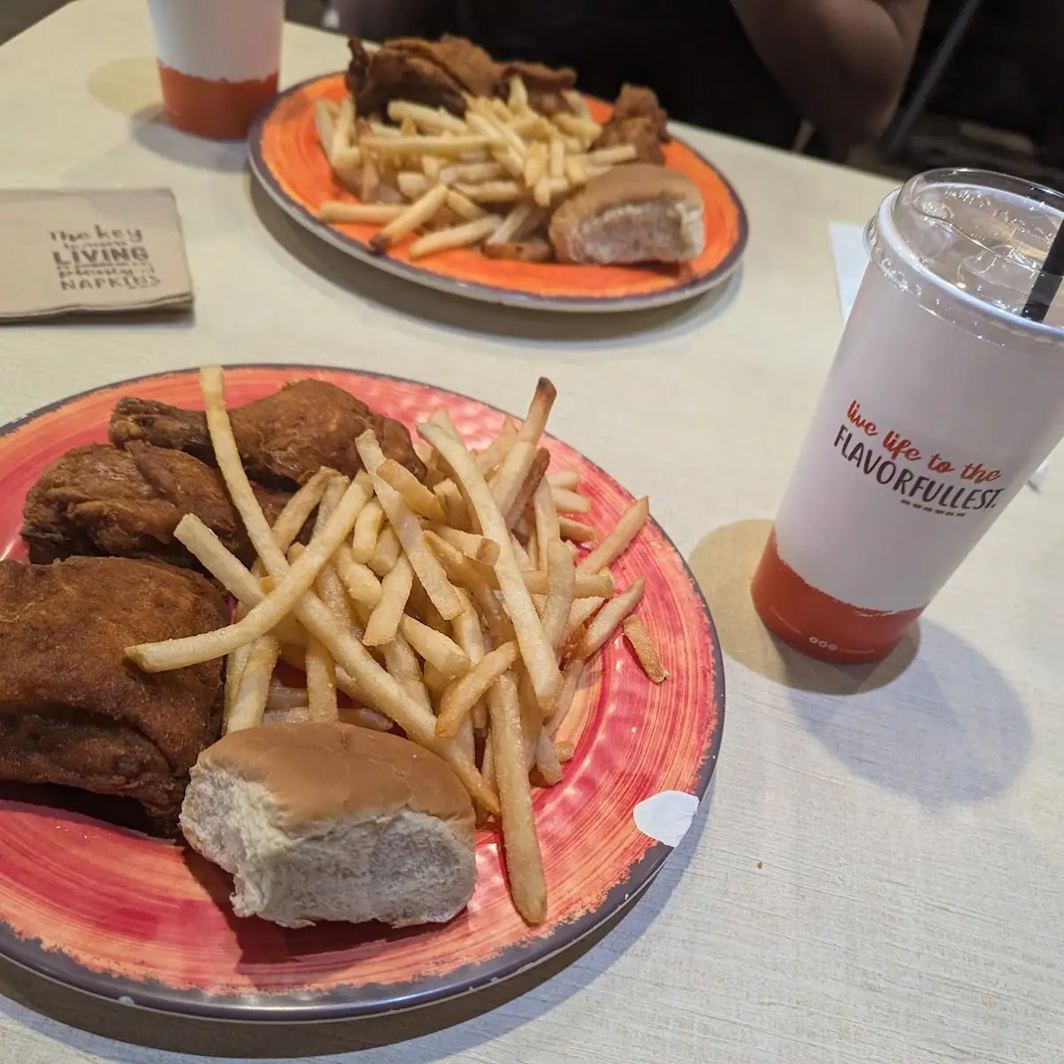 Fried Chicken and Fries