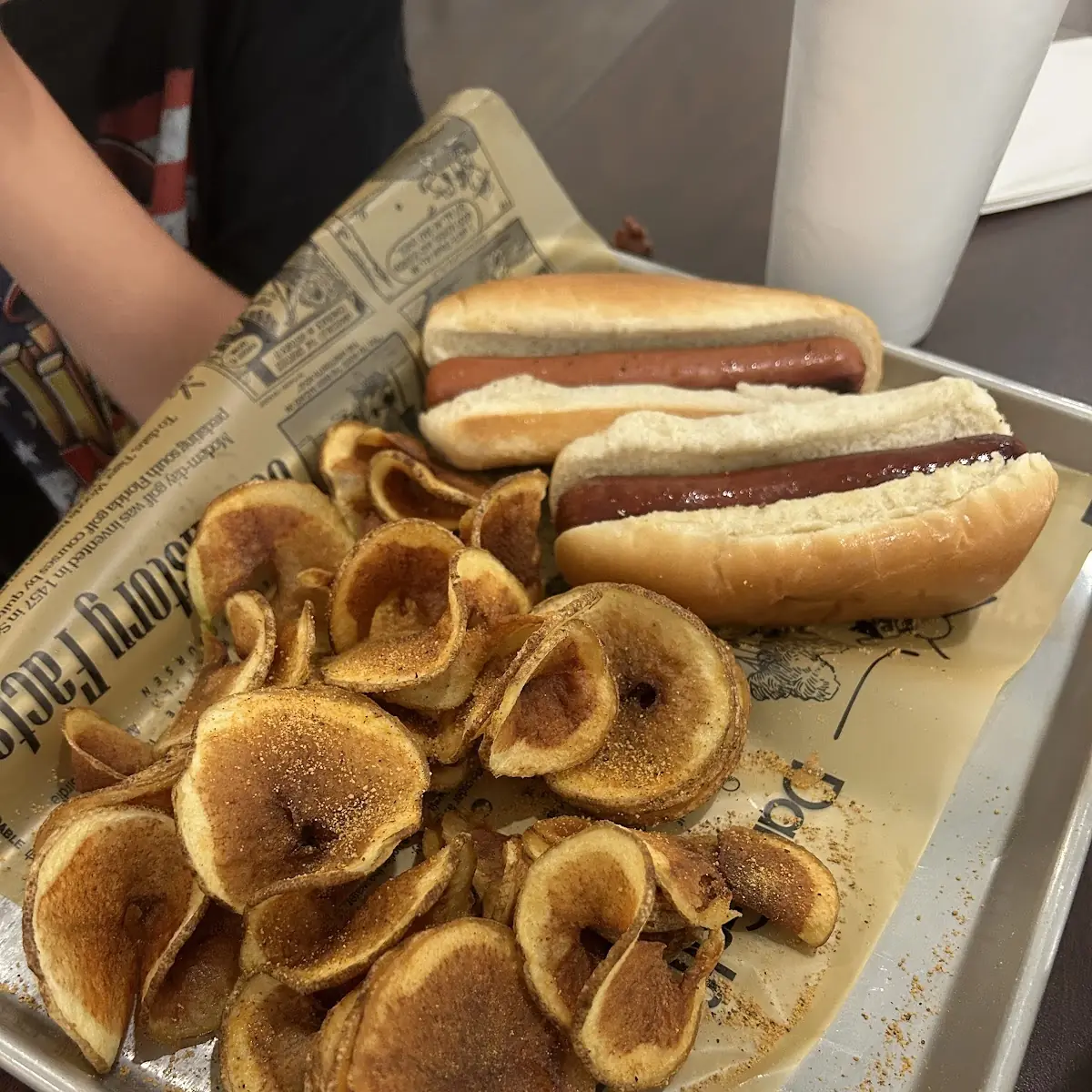 Hot Dog with Chips