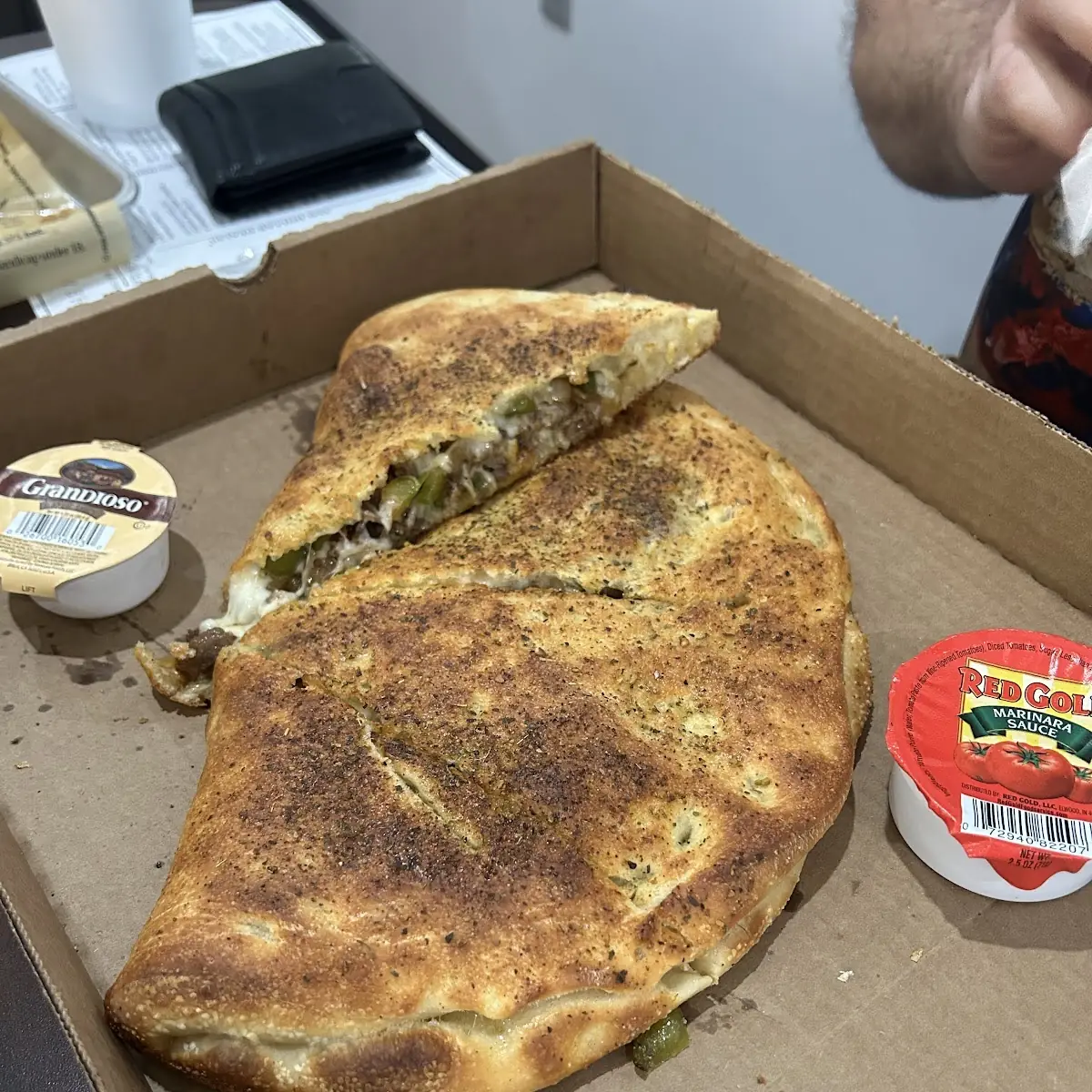 Philly Steak Calzone