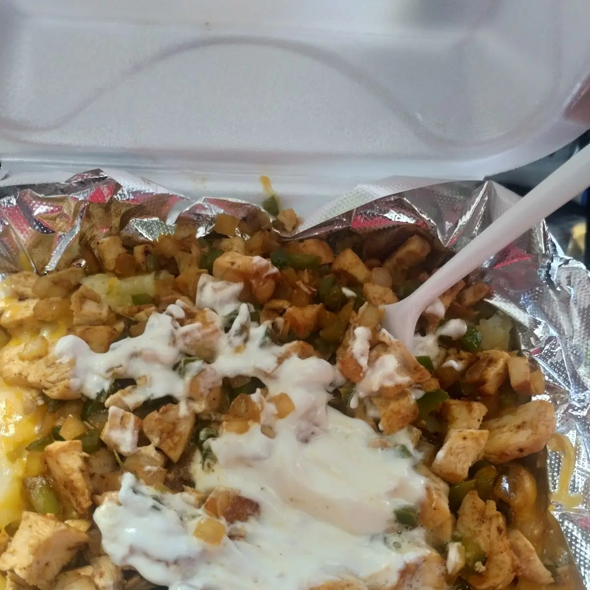 BBQ Chicken Baked Potato