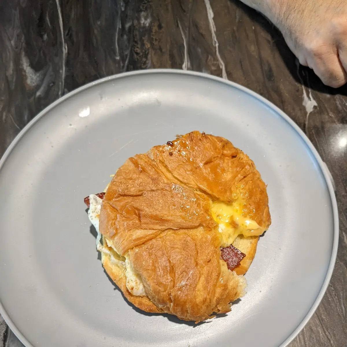 Bacon Egg and Cheese Croissant