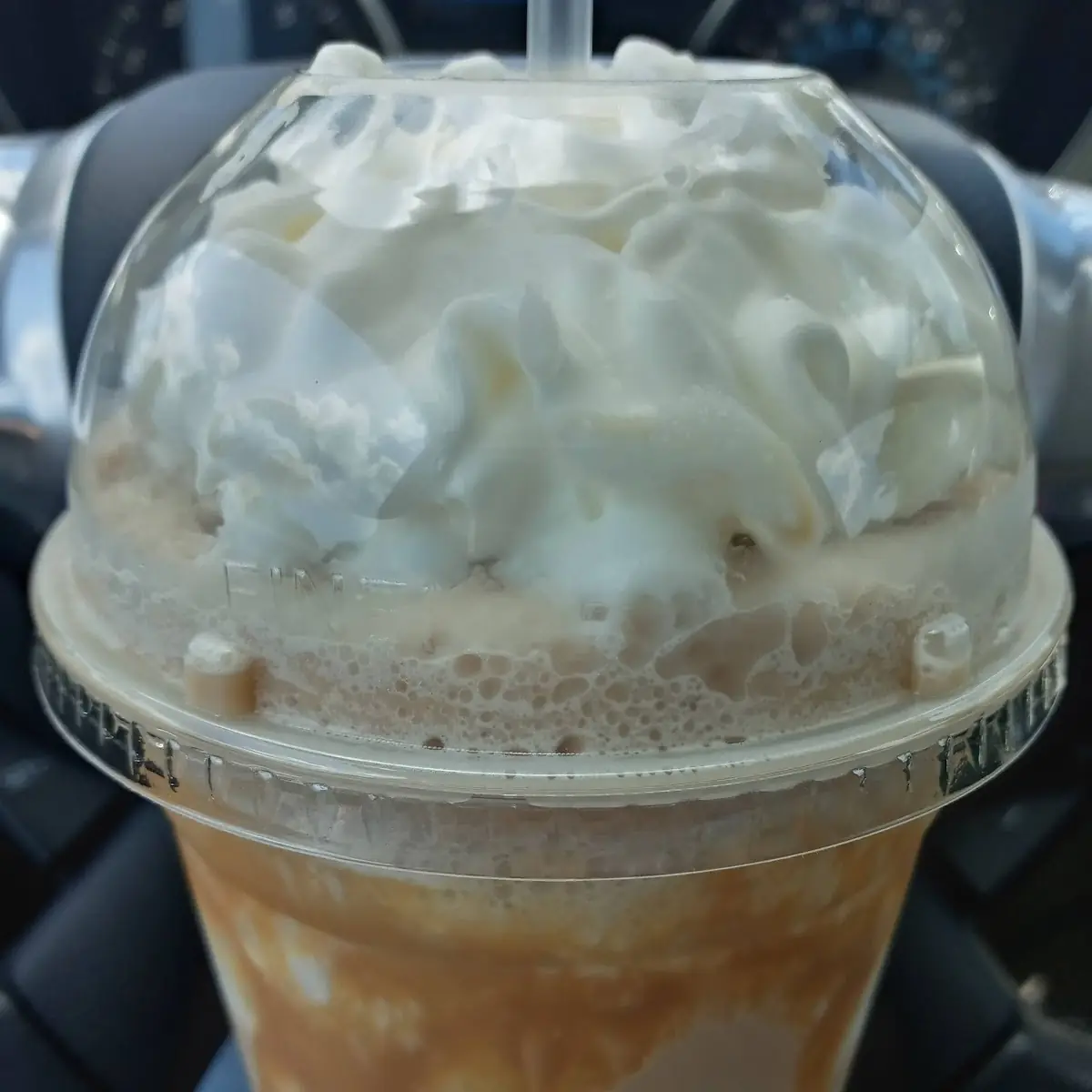 Caramel Frappe with Extra Caramel
